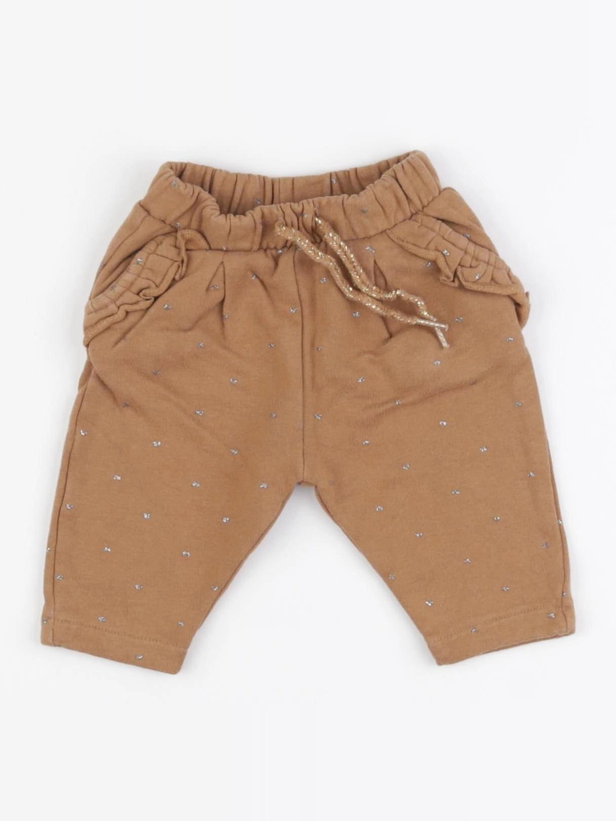 Vertbaudet - pantalon marron - 3 mois