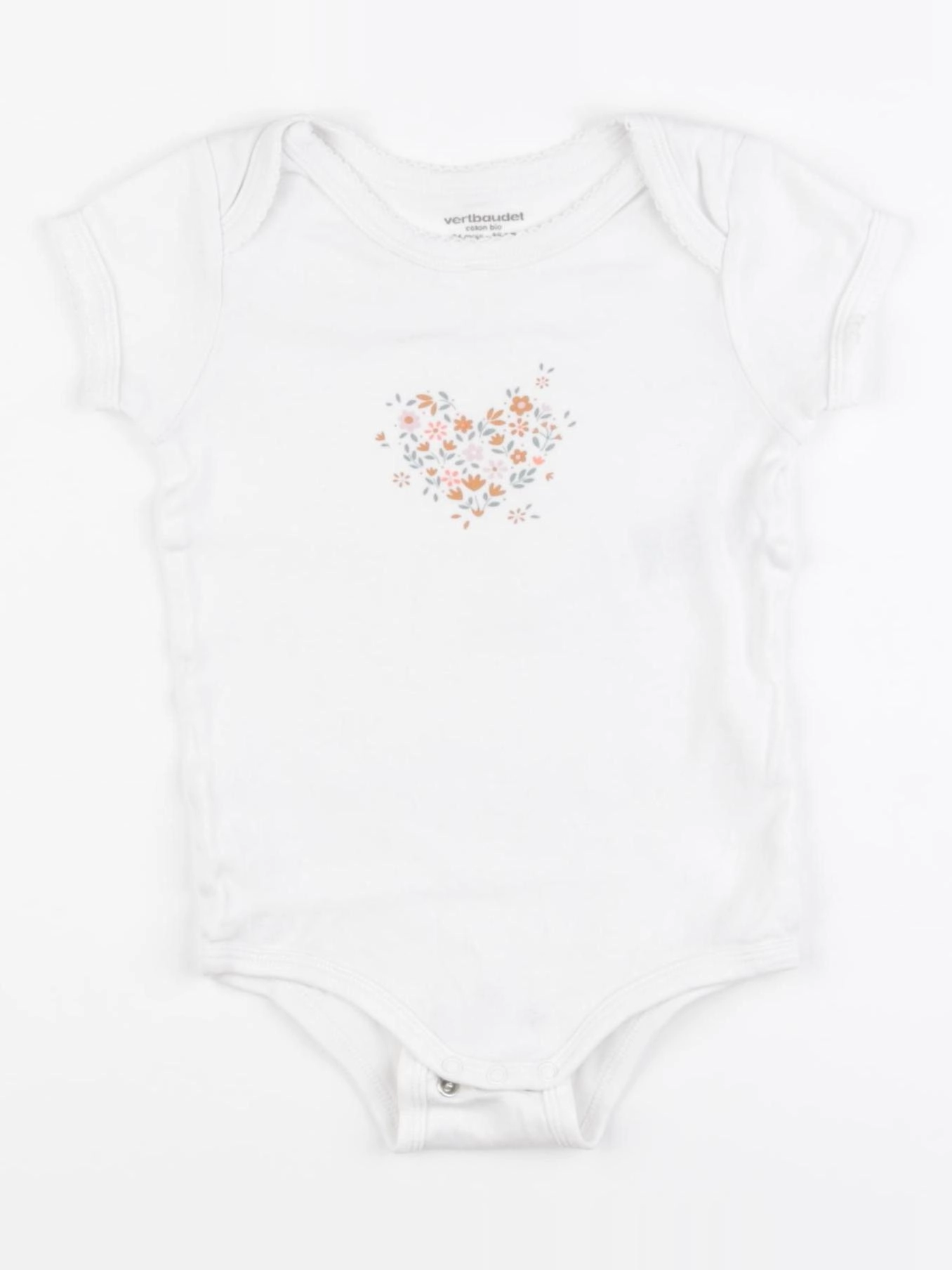 Vertbaudet - body blanc - 24 mois