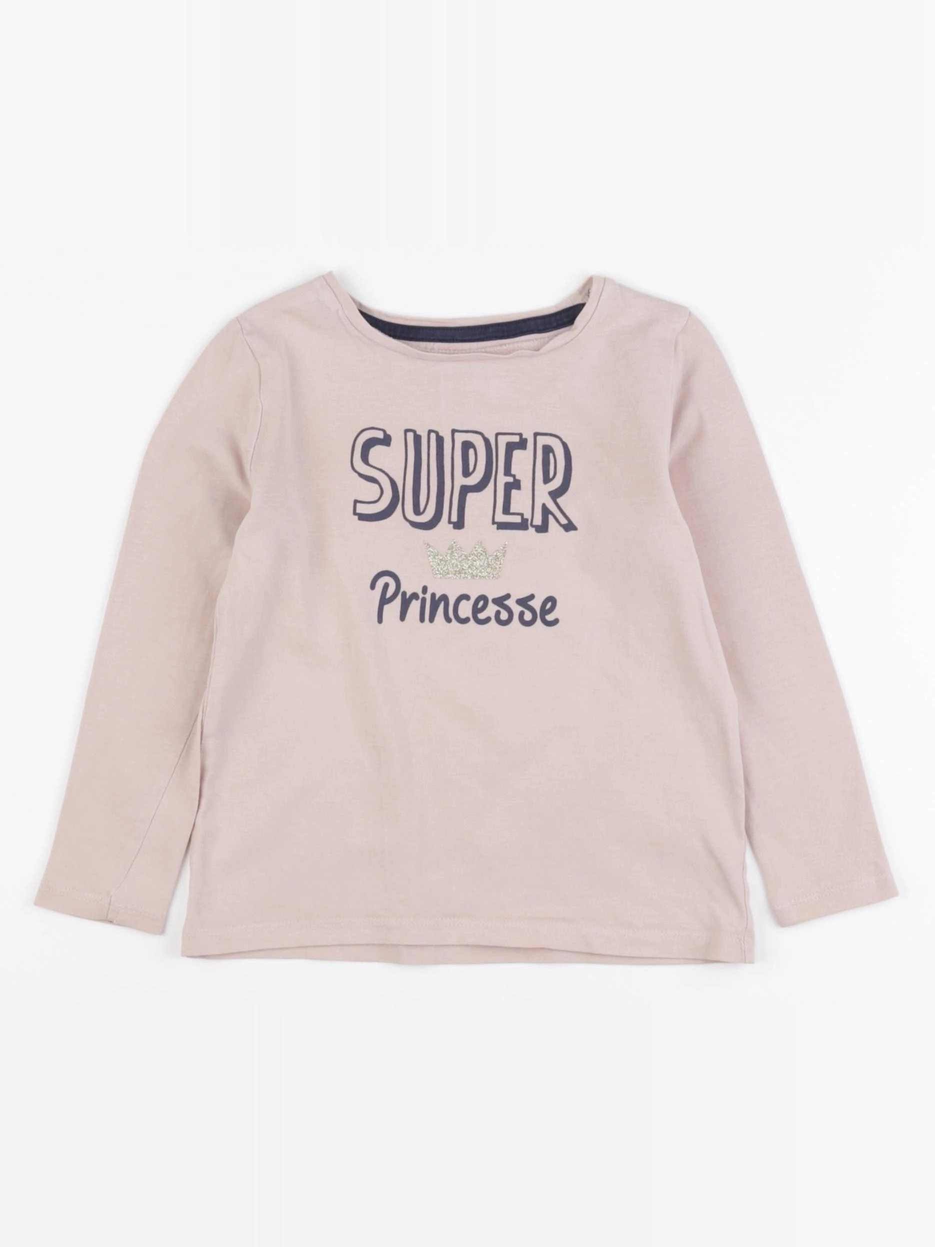 Vertbaudet - tee-shirt rose - 4 ans