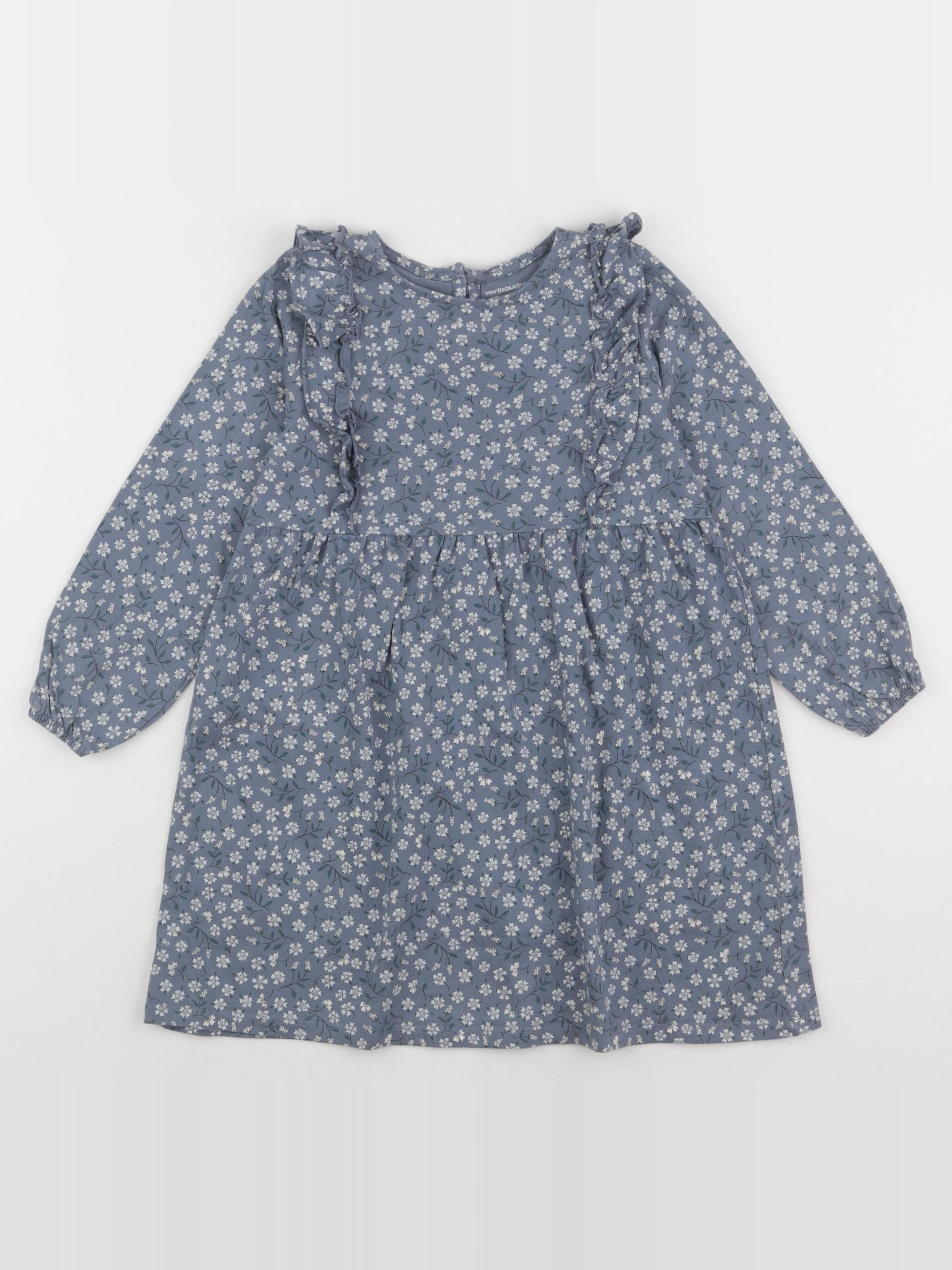 Vertbaudet - robe gris - 4 ans