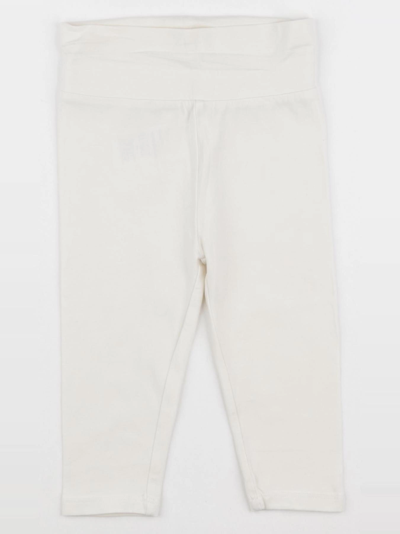 Vertbaudet - legging blanc - 18 mois