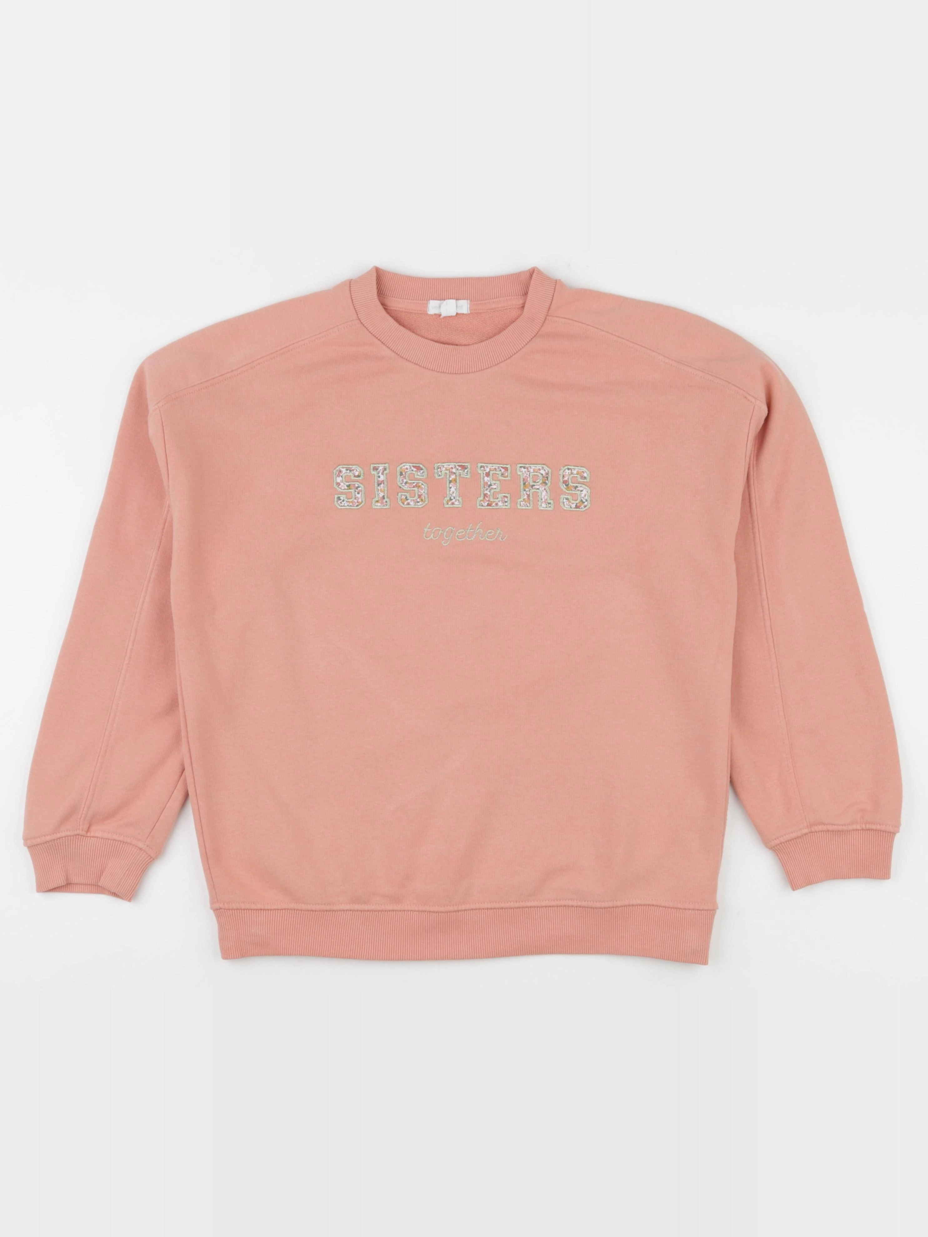 Vertbaudet - sweat rose - 12 ans