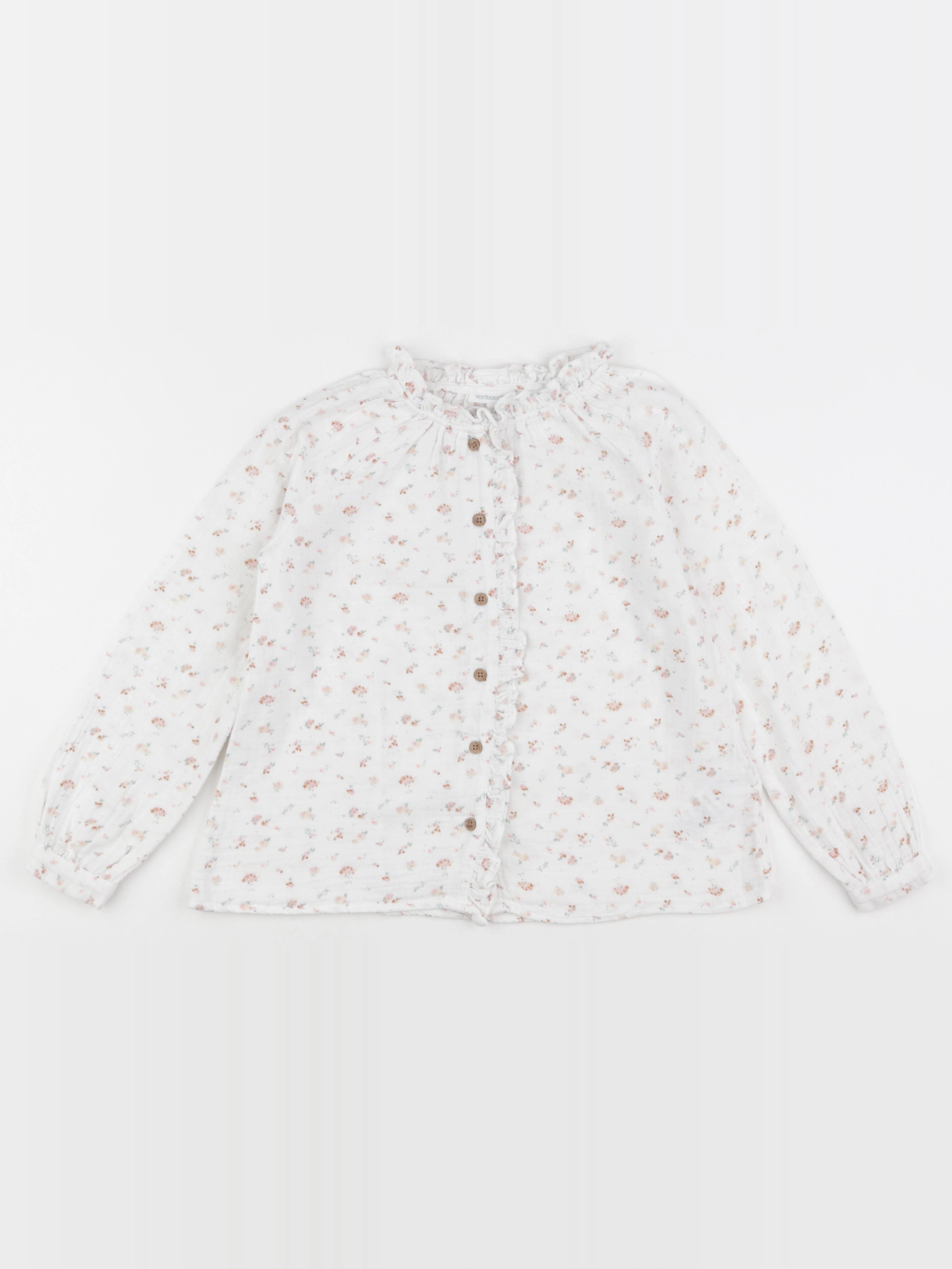 Vertbaudet - blouse blanc - 7 ans