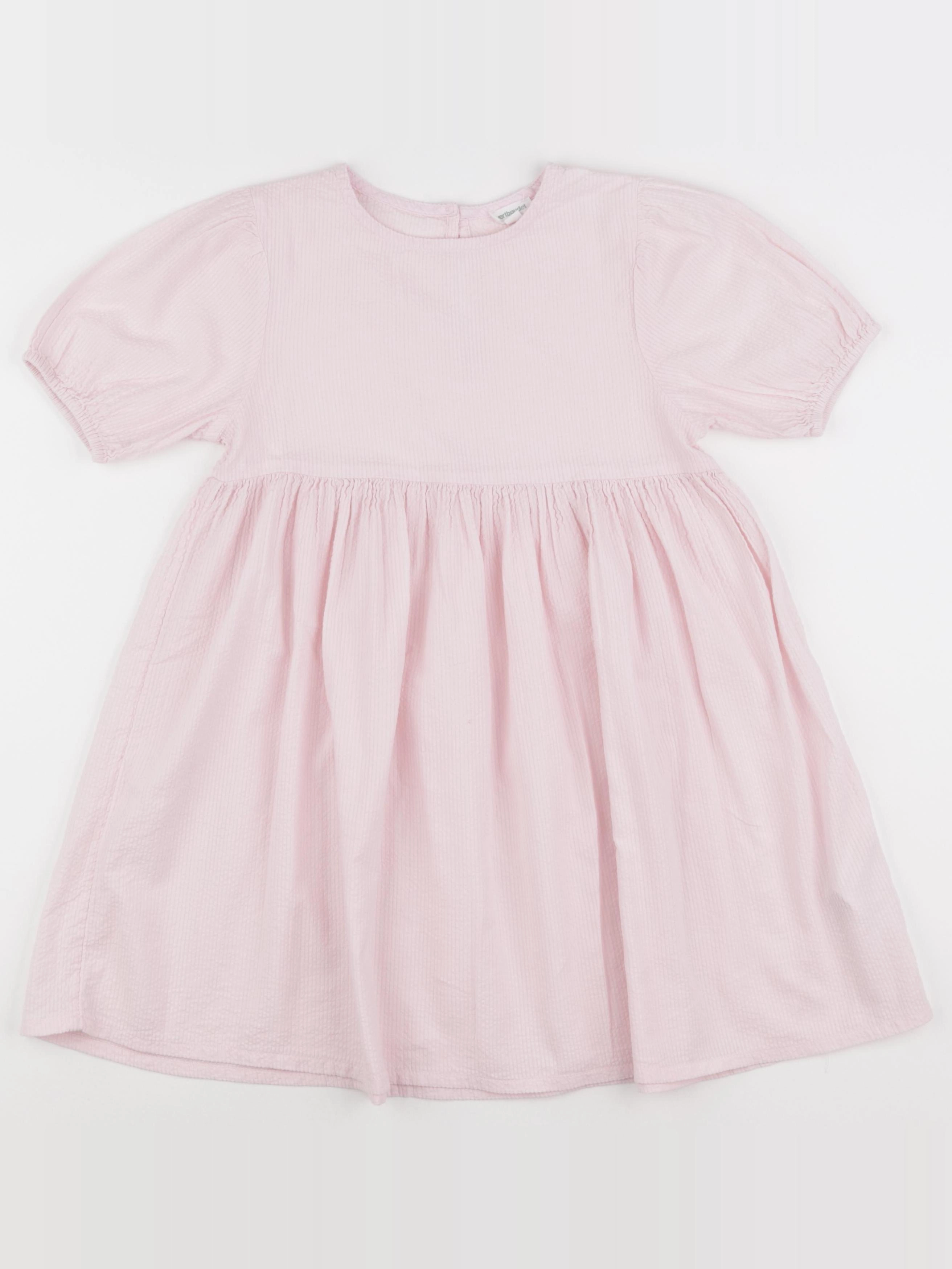 Vertbaudet - robe rose - 7 ans