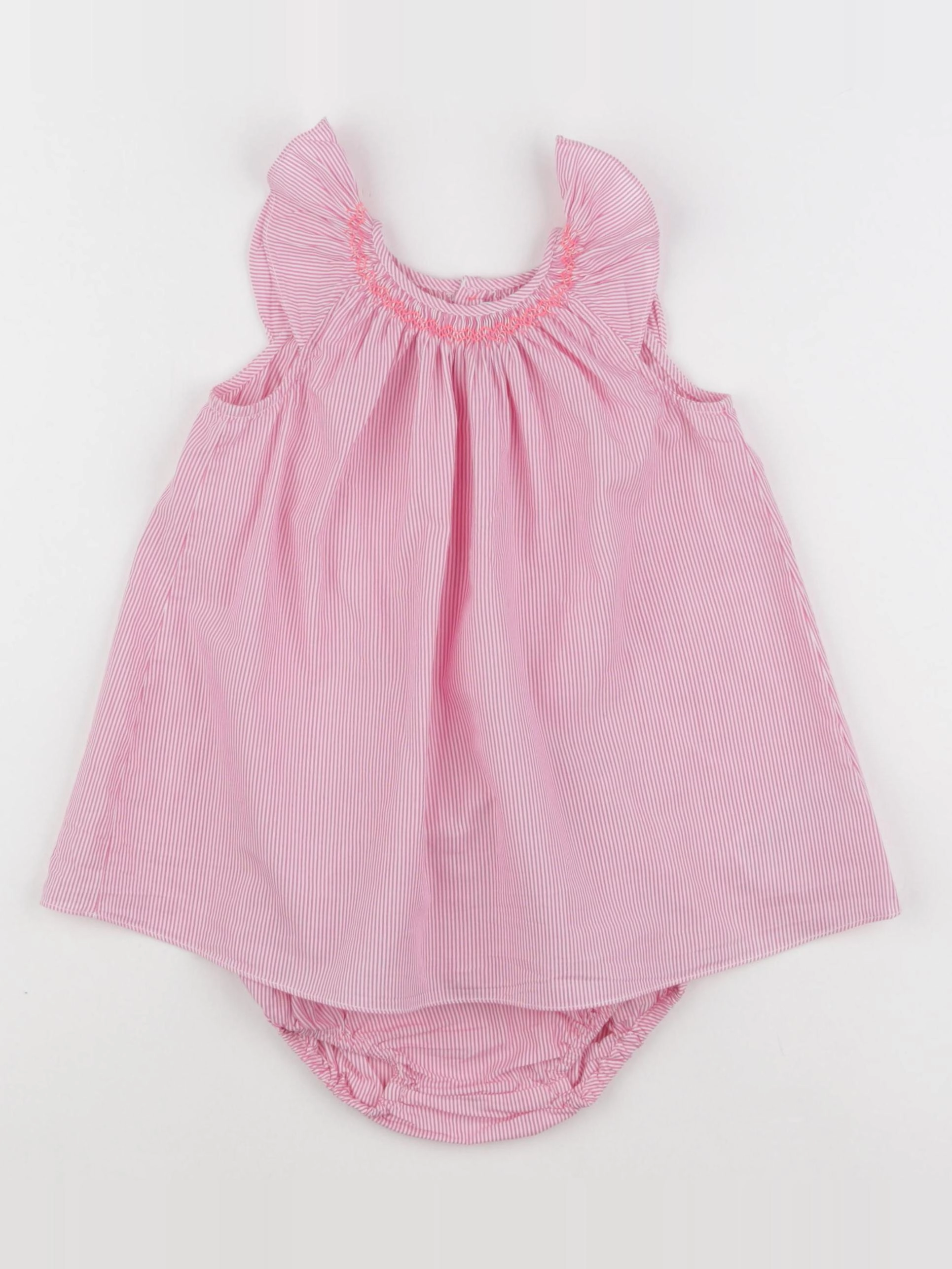 Jacadi - robe rose - 12 mois