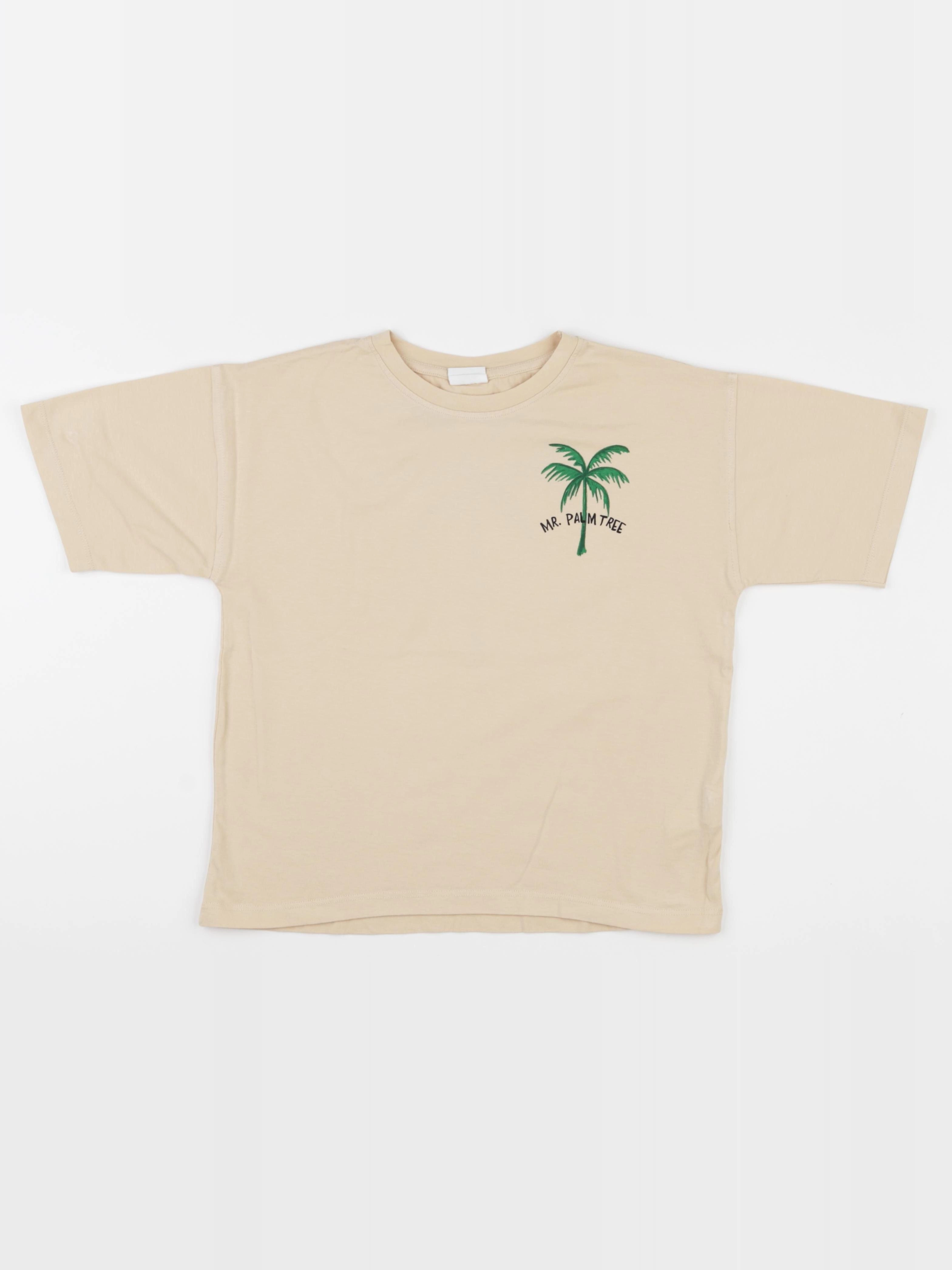 Zara - tee-shirt imprimé au dos beige - 8 ans