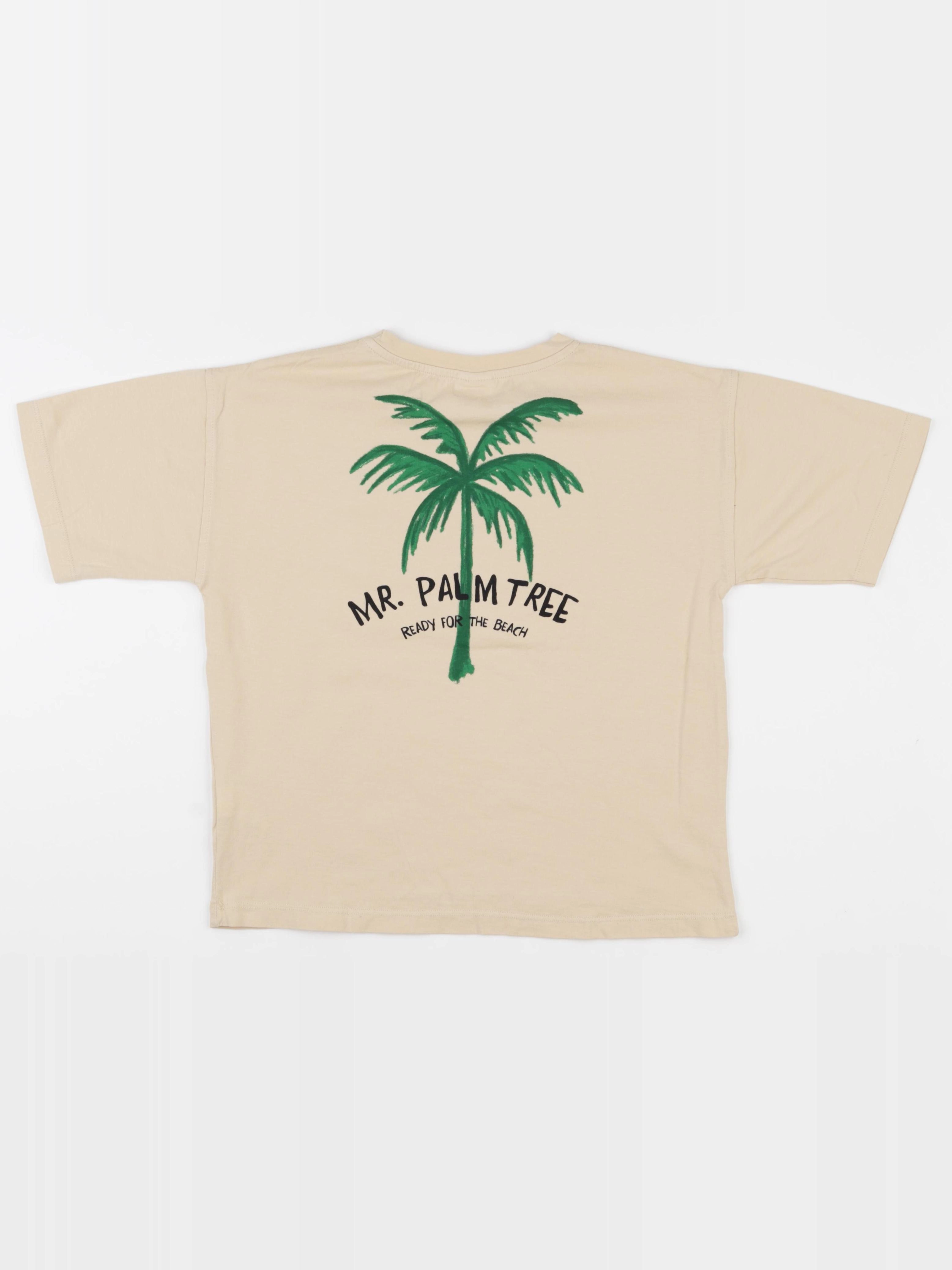 Zara - tee-shirt imprimé au dos beige - 8 ans