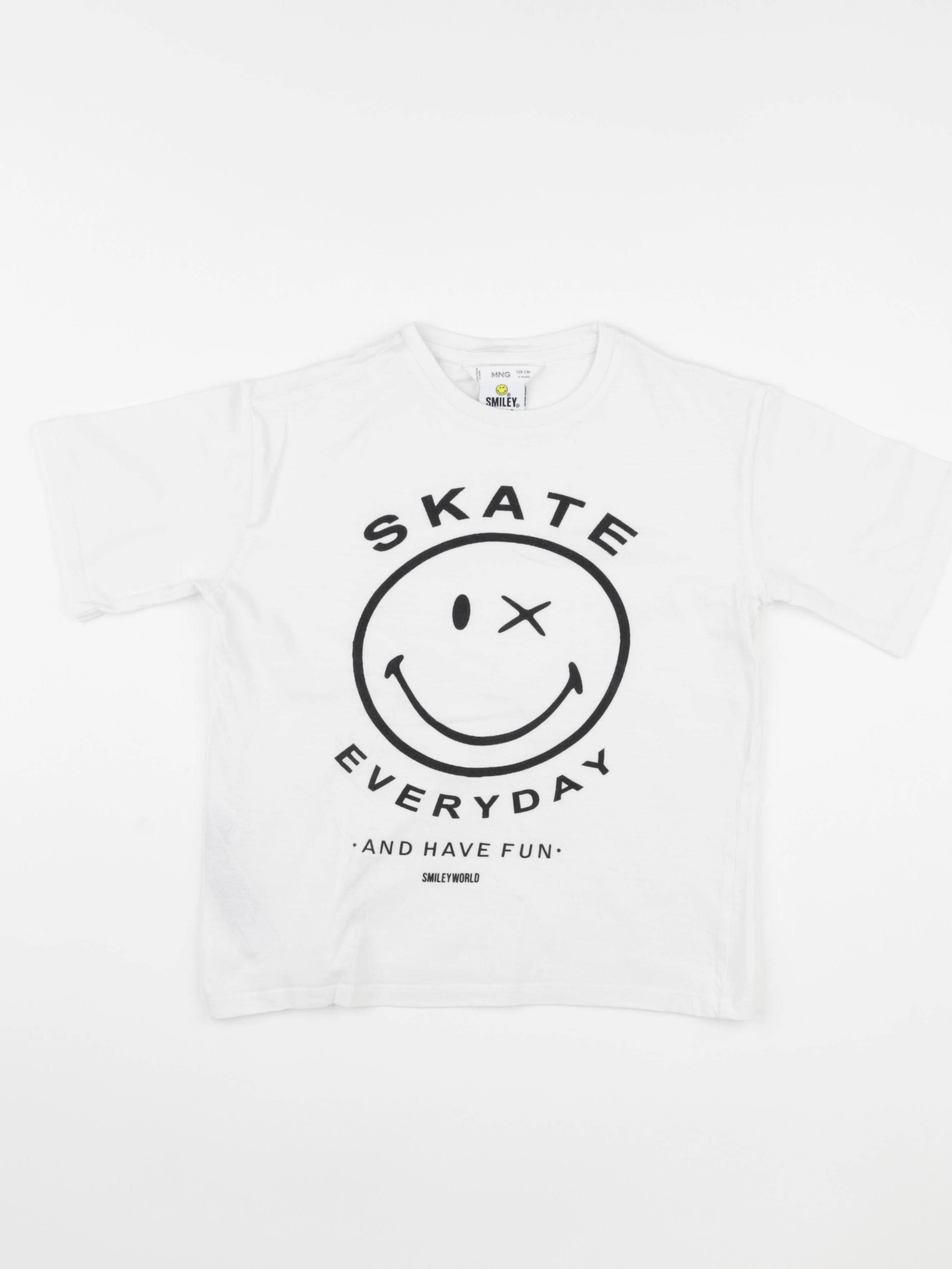 Mango - tee-shirt blanc - 8 ans