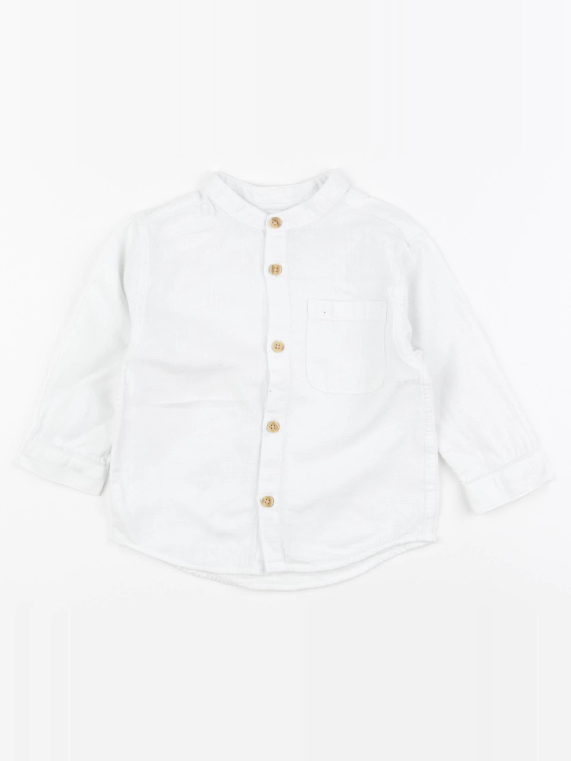 Zara - chemise blanc - 9/12 mois