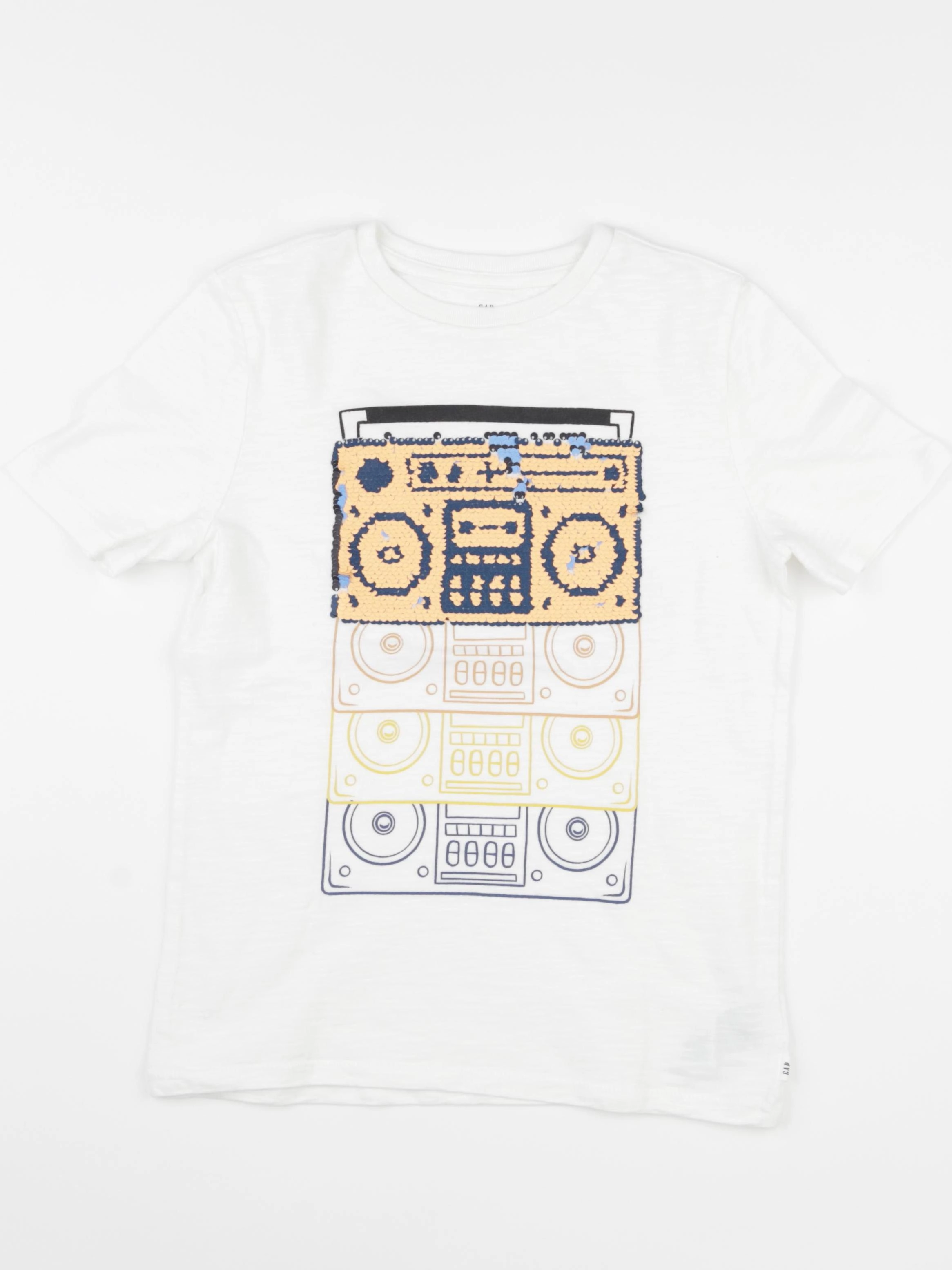 GAP - tee-shirt blanc - 8 ans