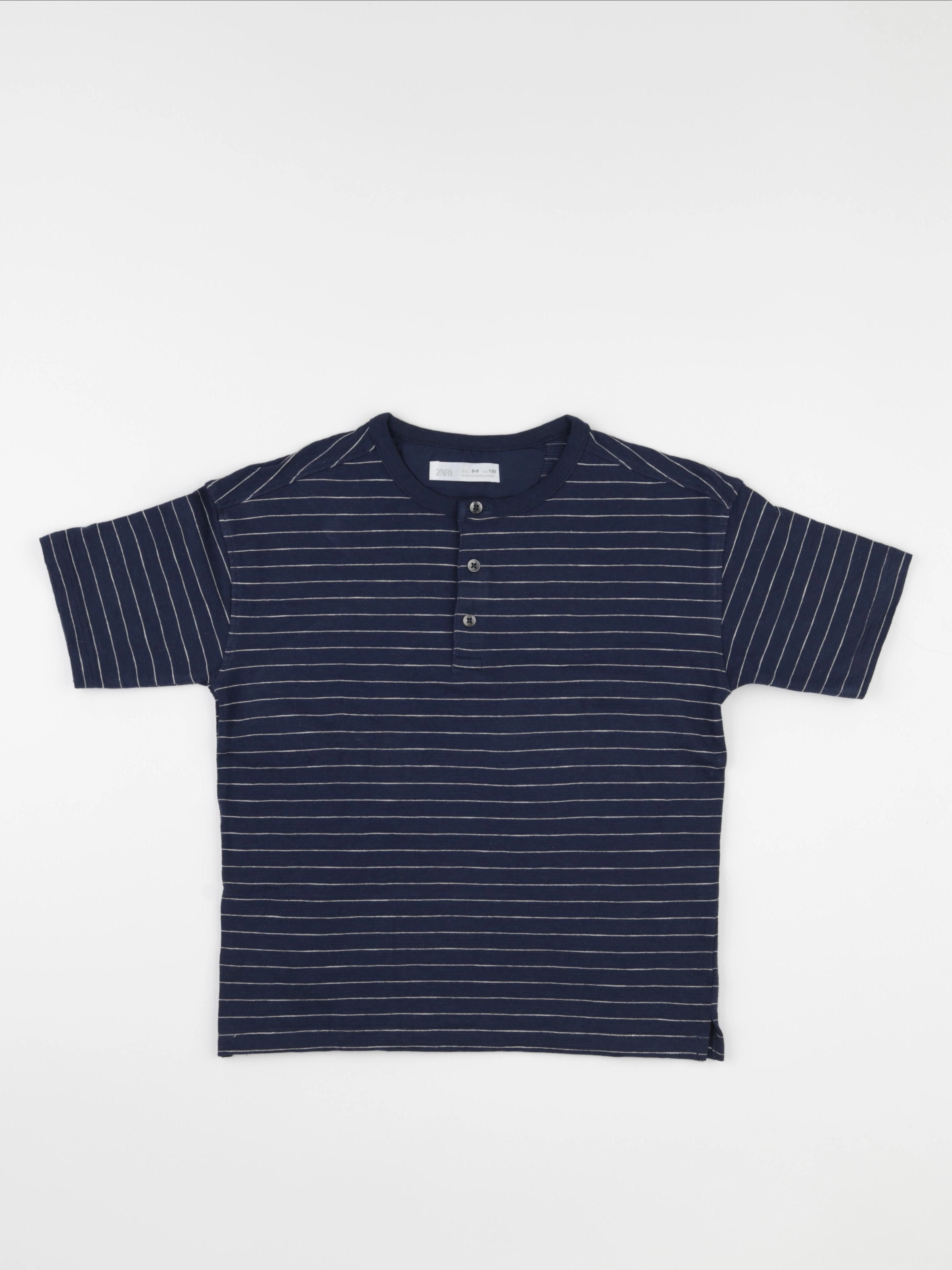 Zara - tee-shirt bleu - 8/9 ans