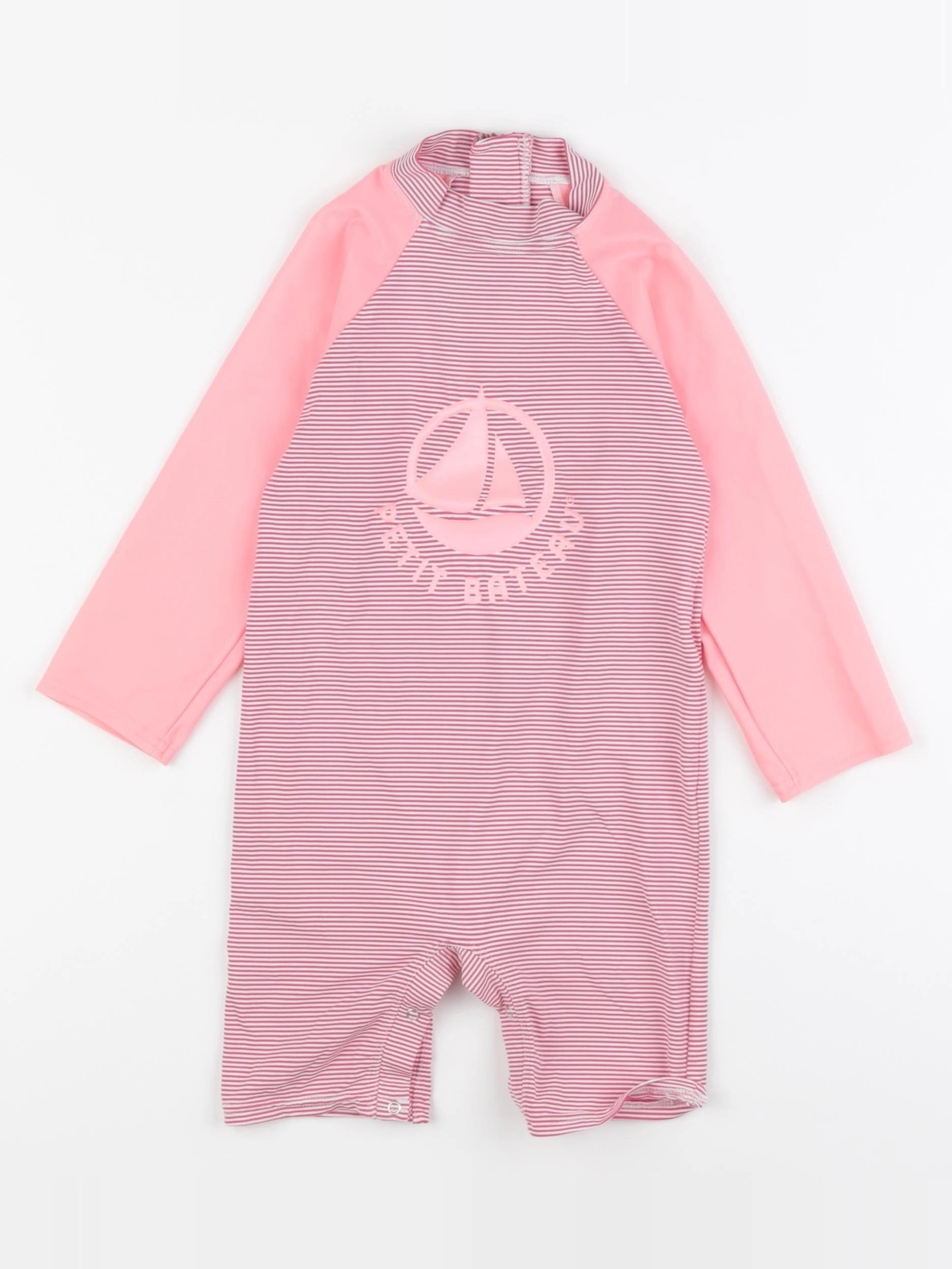 Petit Bateau - combi de bain rose - 36 mois