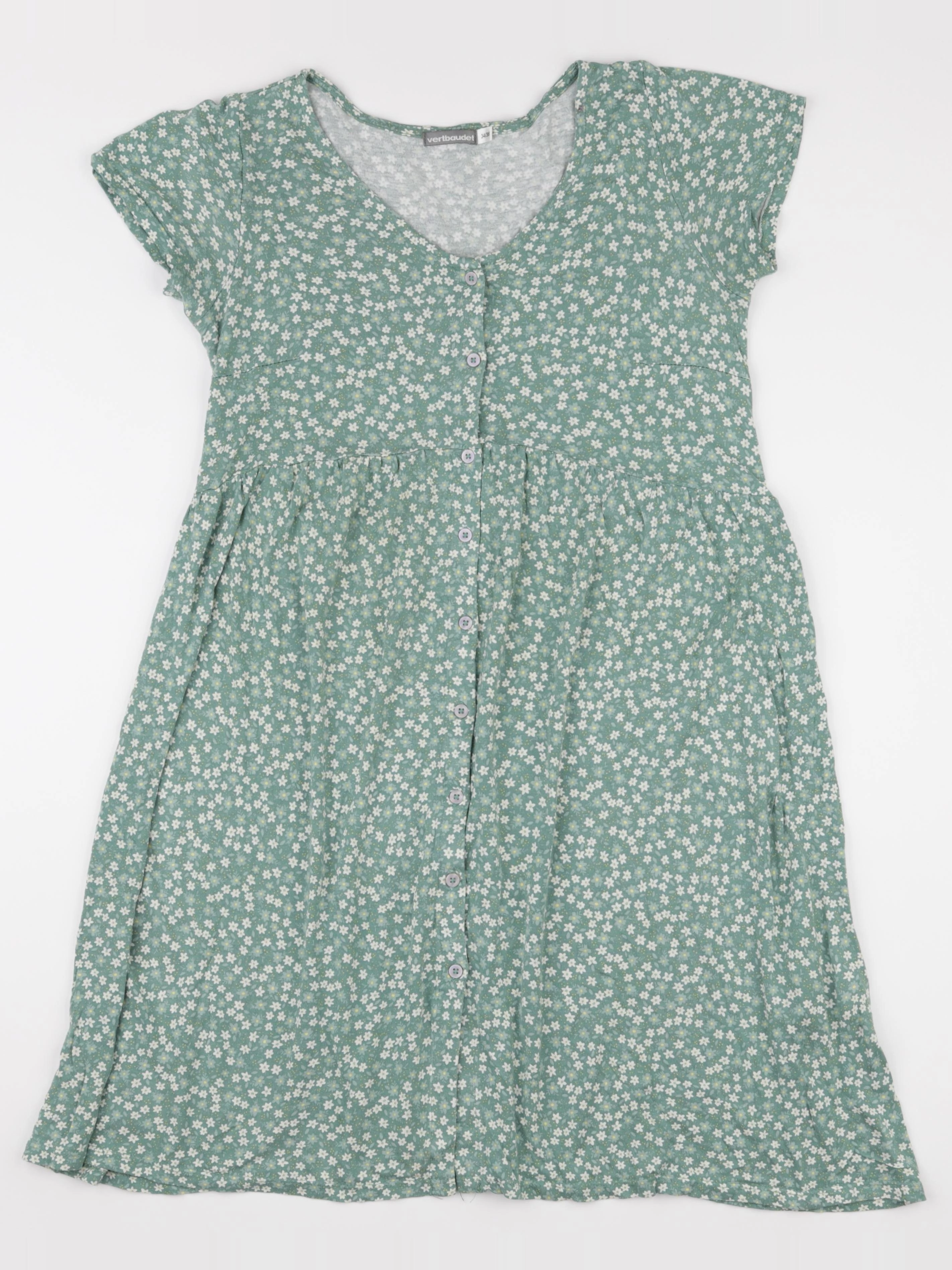 Vertbaudet - robe grossesse, allaitement vert - 34 à 36