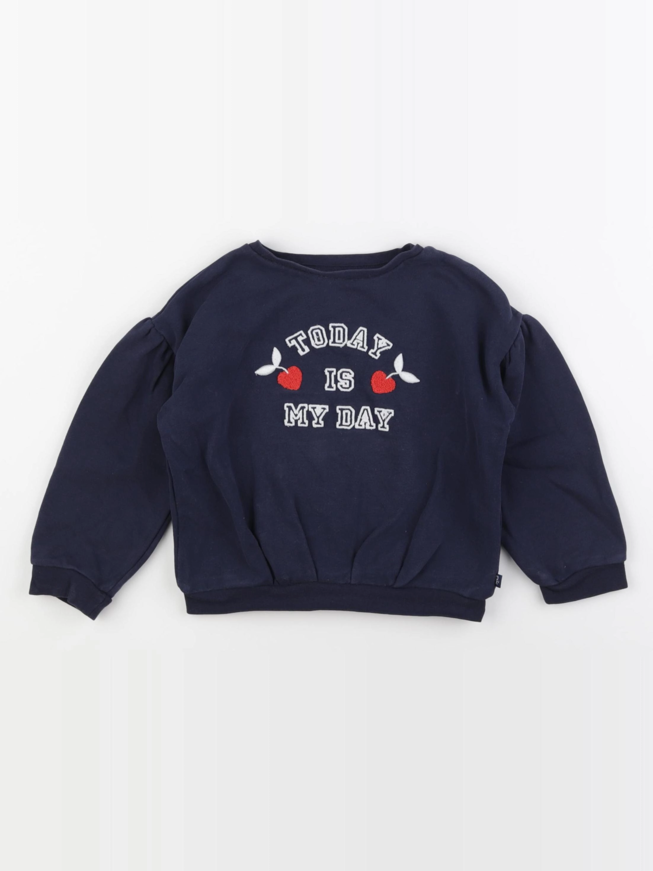 Okaidi - sweat bleu - 3 ans