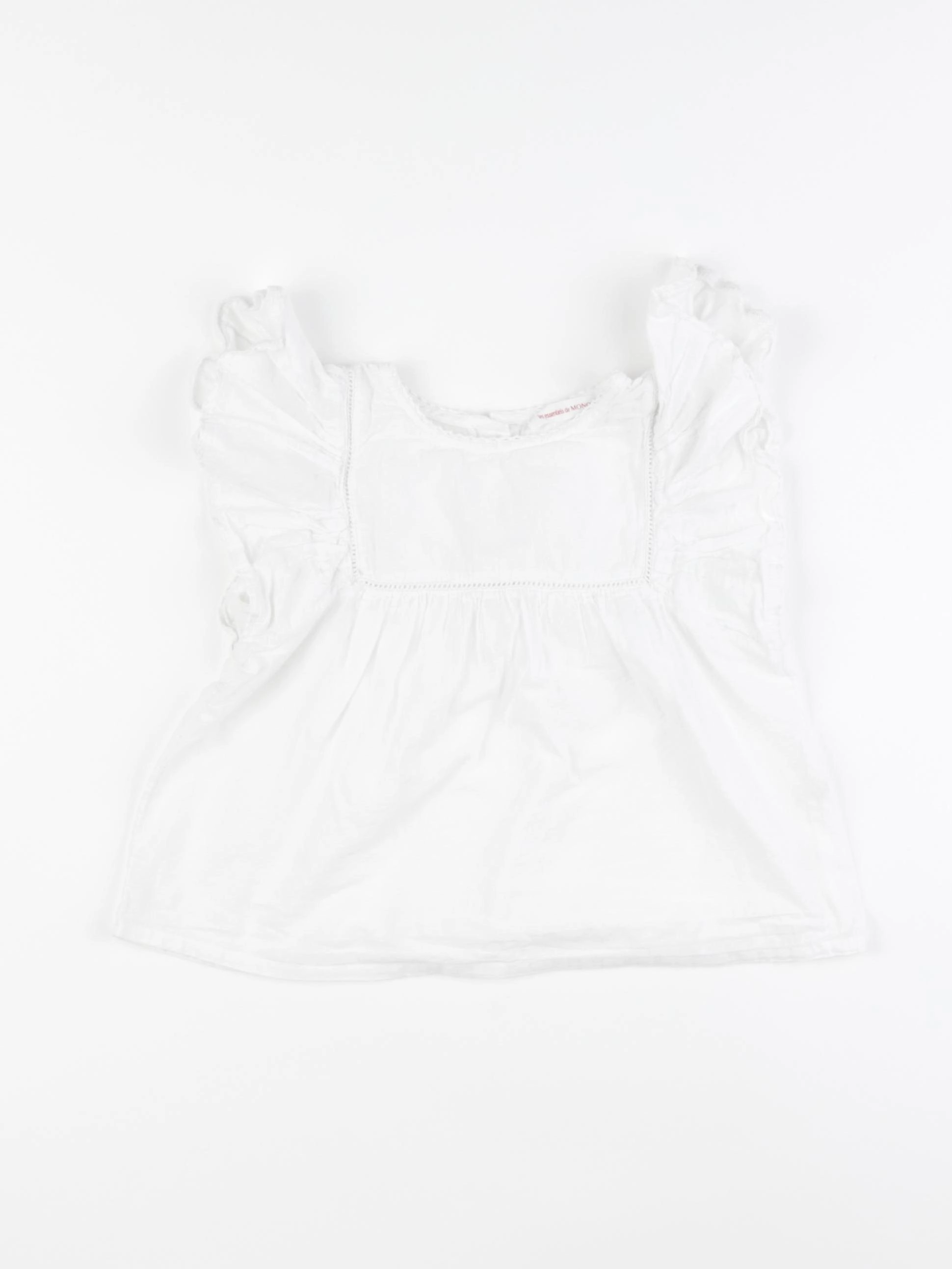 Monoprix - blouse blanc - 3 ans