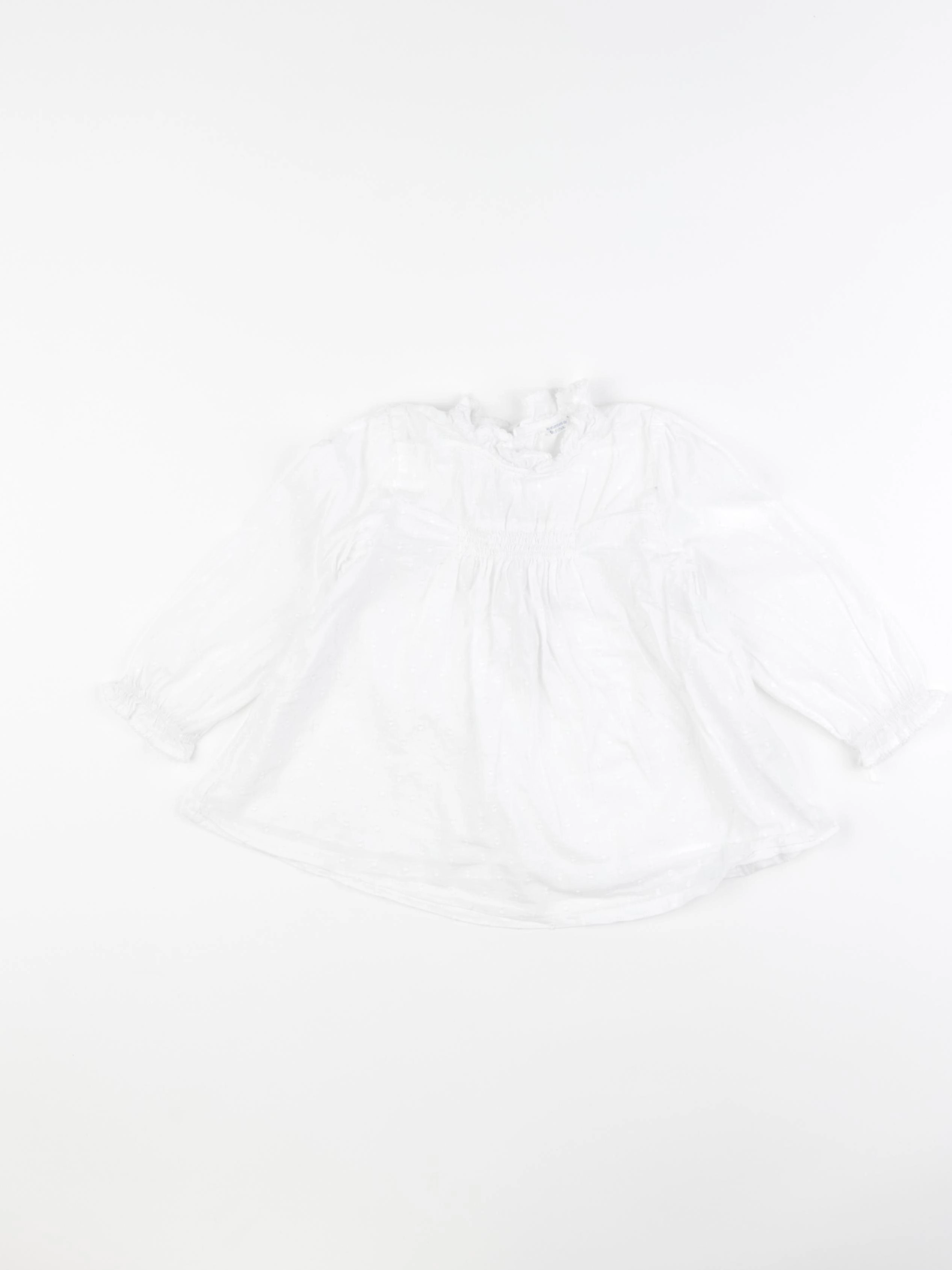 Boutchou - blouse blanc - 36 mois