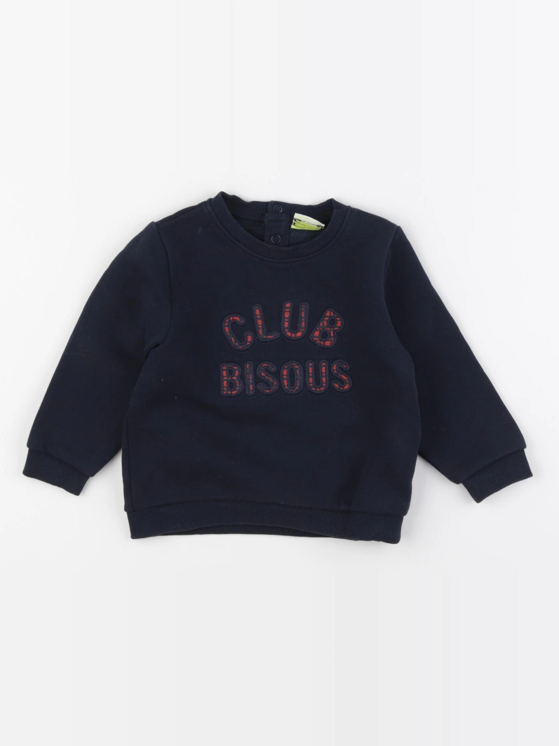 Tape à l'oeil - sweat bleu - 18 mois
