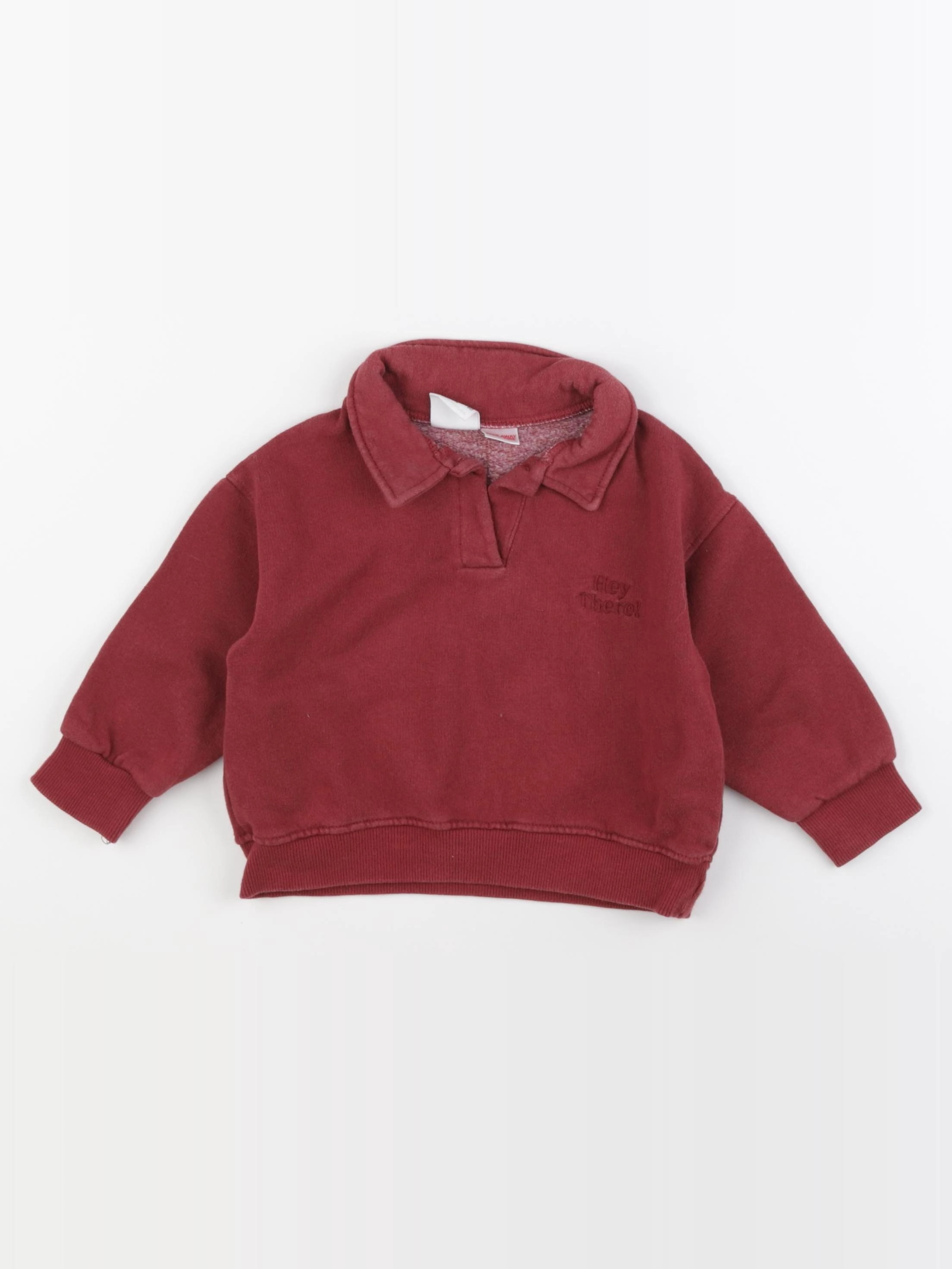 Zara - sweat rouge - 9/12 mois