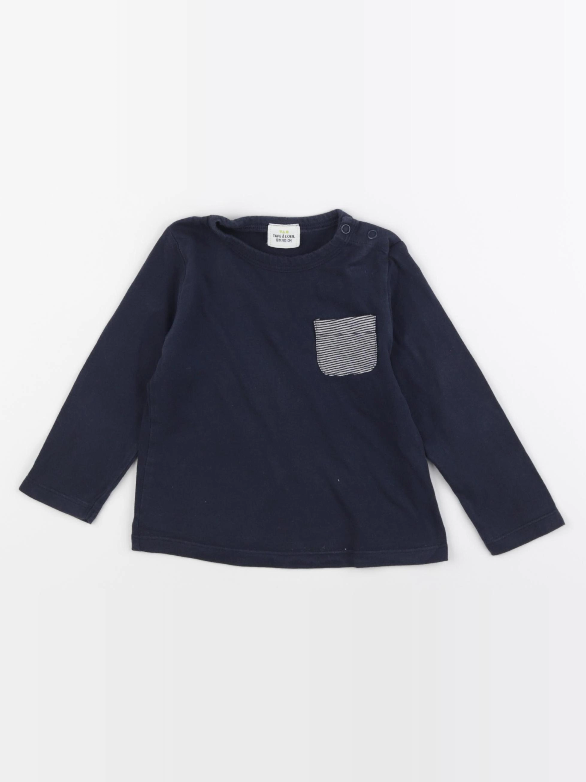 Tape à l'oeil - tee-shirt bleu - 18 mois