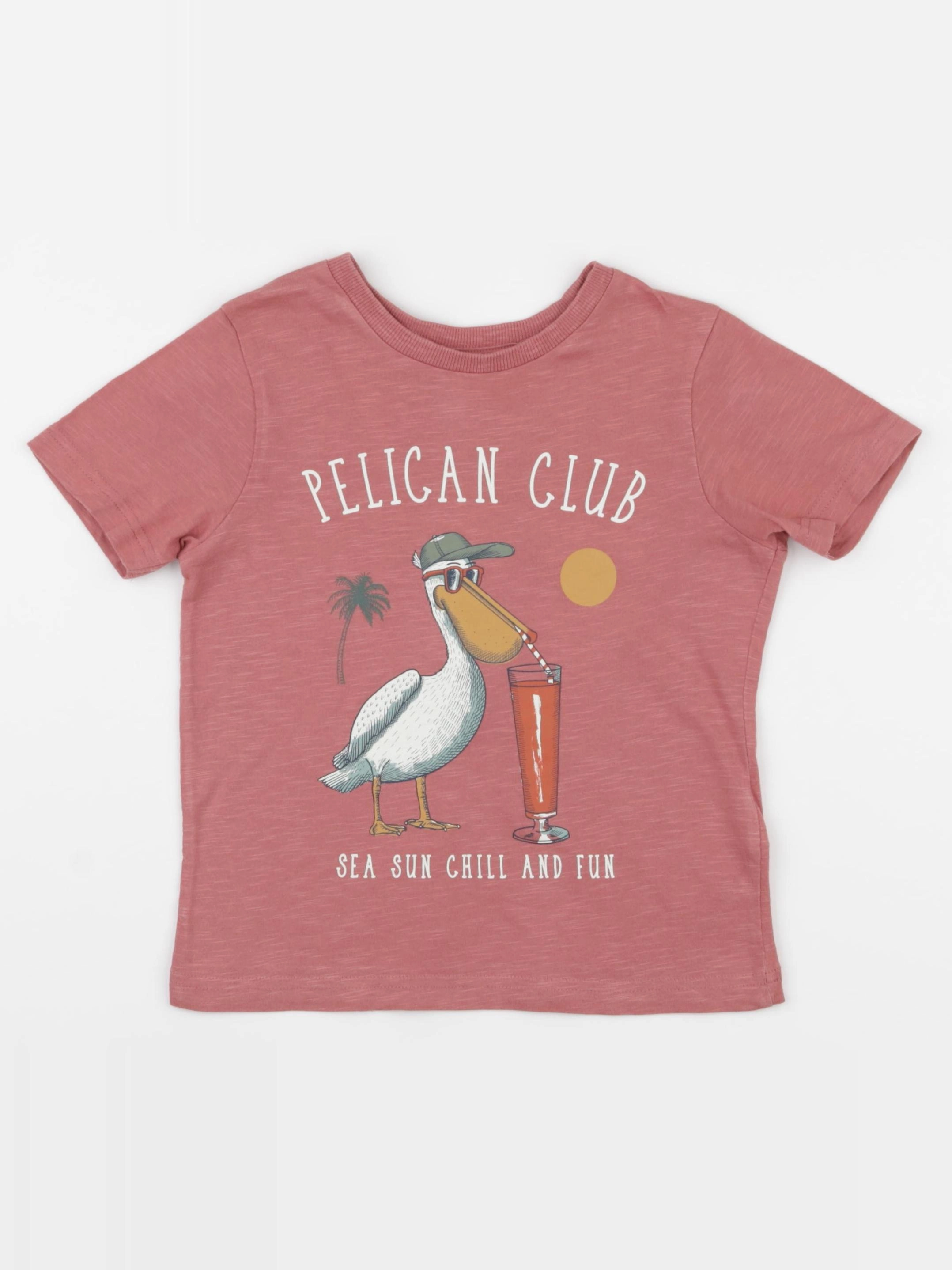 Vertbaudet - tee-shirt rose - 5 ans