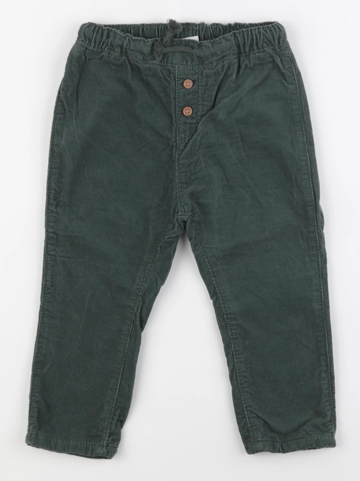 H&M - pantalon vert - 12/18 mois