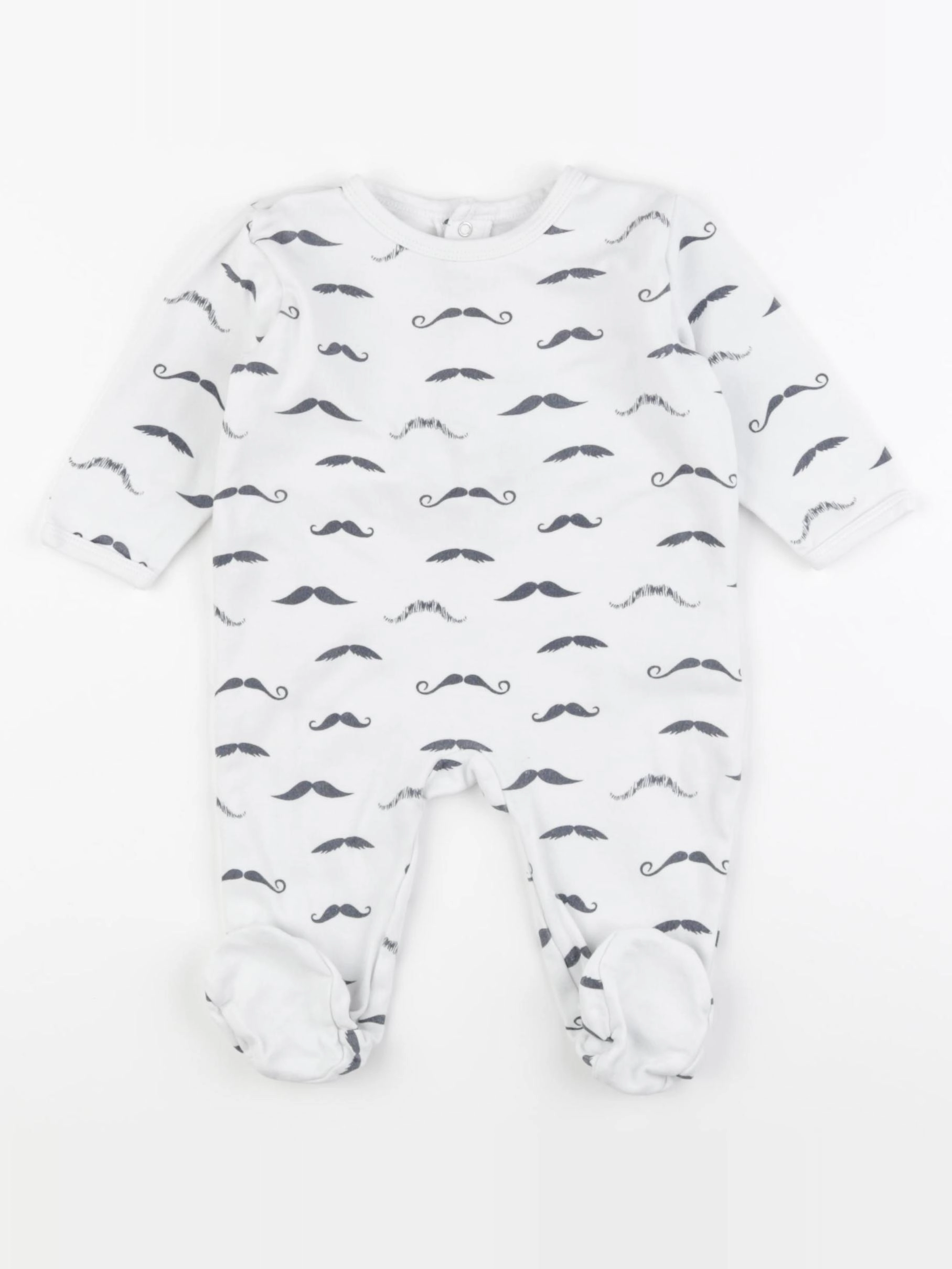 La Redoute - pyjama coton blanc - 9 mois