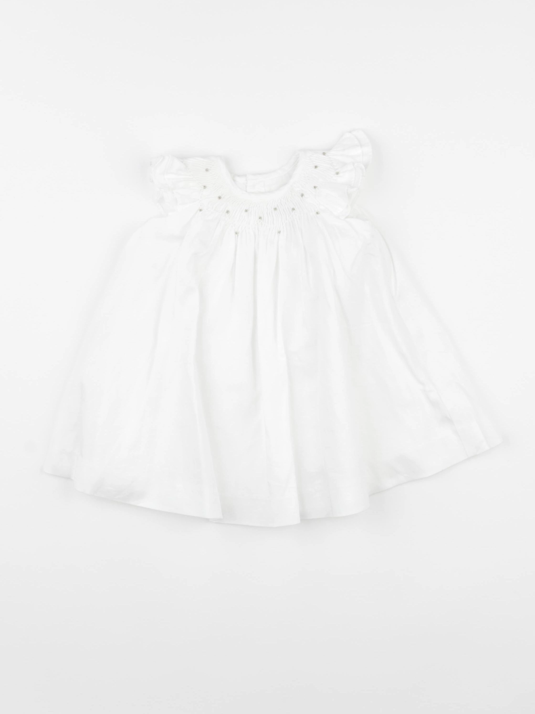 Jacadi - robe blanc - 6 mois