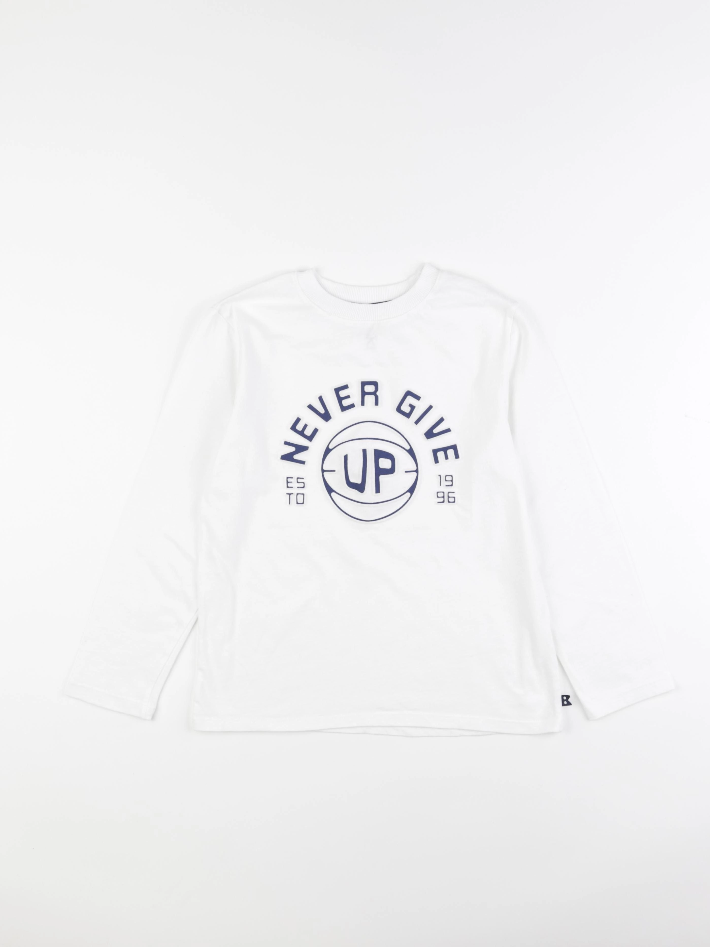 Okaidi - tee-shirt blanc - 8 ans