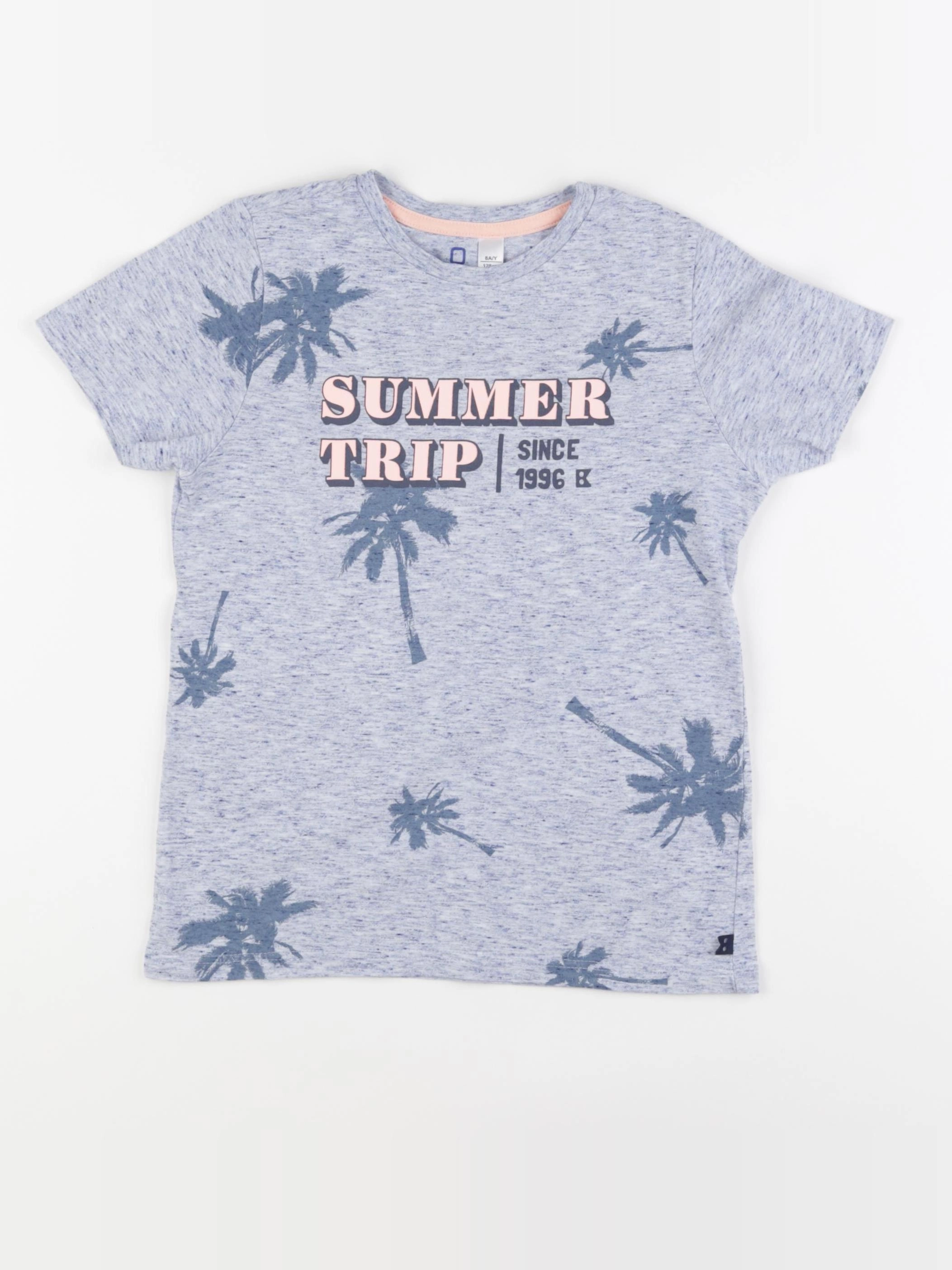 Okaidi - tee-shirt bleu - 8 ans