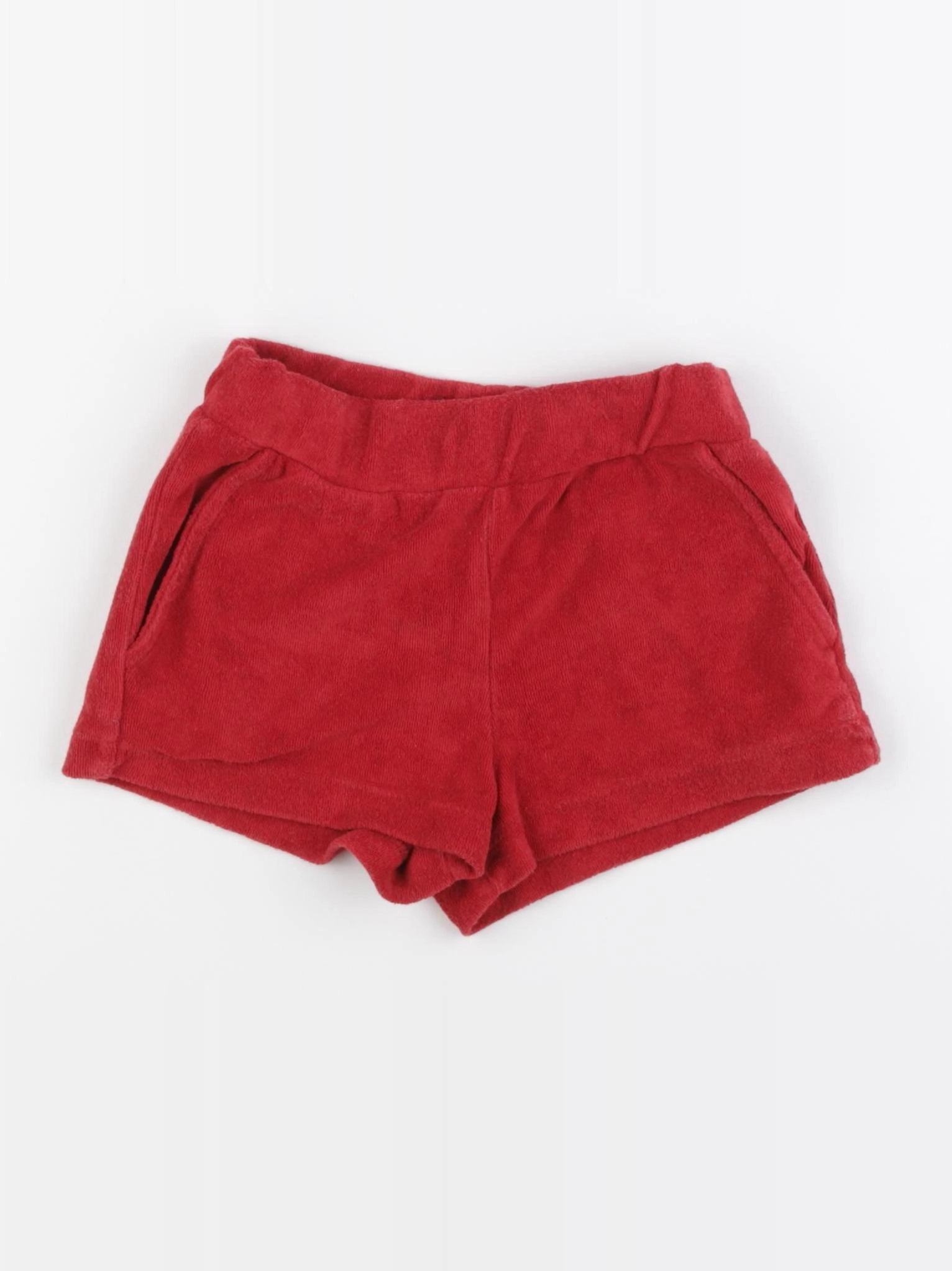 Monoprix - short rouge - 3 ans