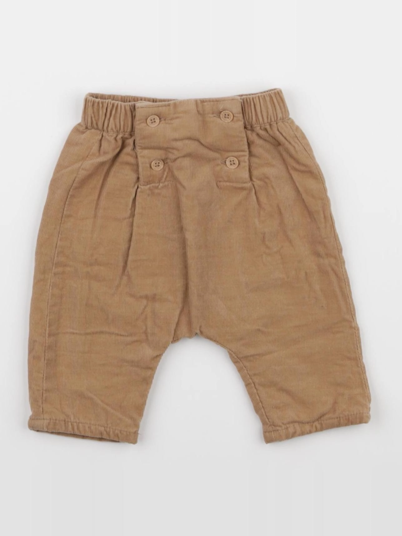 Vertbaudet - pantalon marron - 1 mois