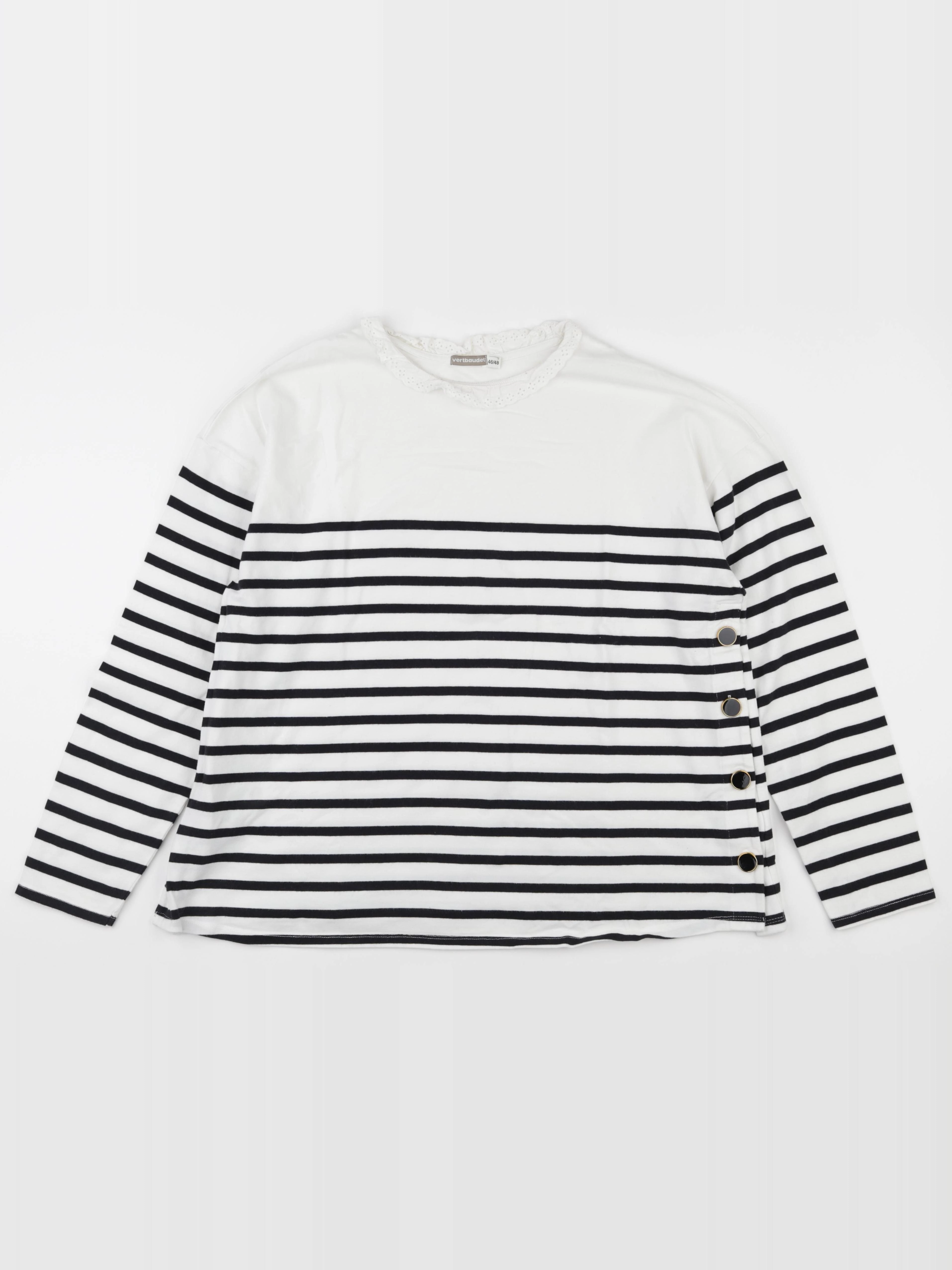 Vertbaudet - tee-shirt allaitement, grossesse blanc - 46 à 48