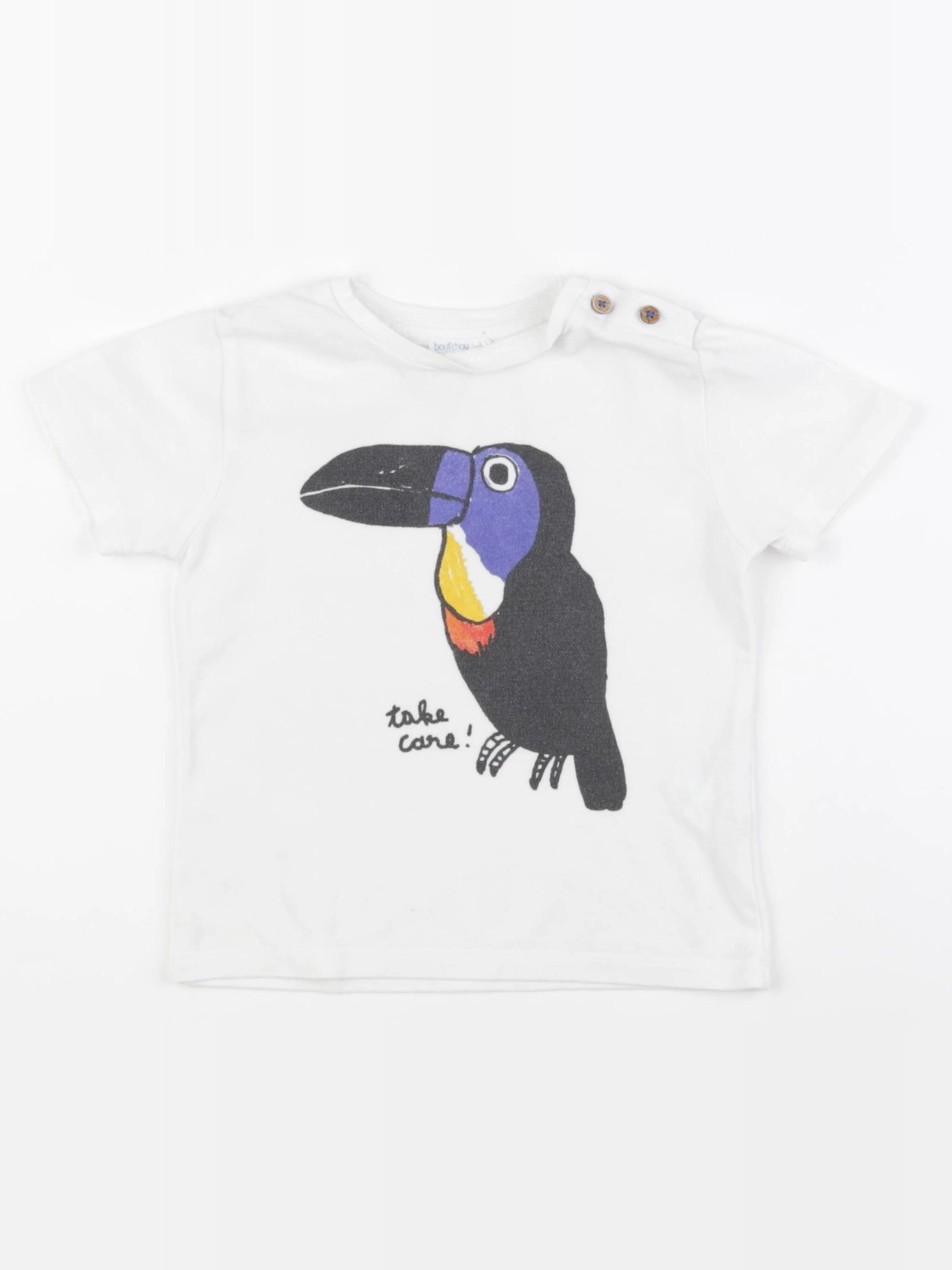 Boutchou - tee-shirt multicolore - 24 mois