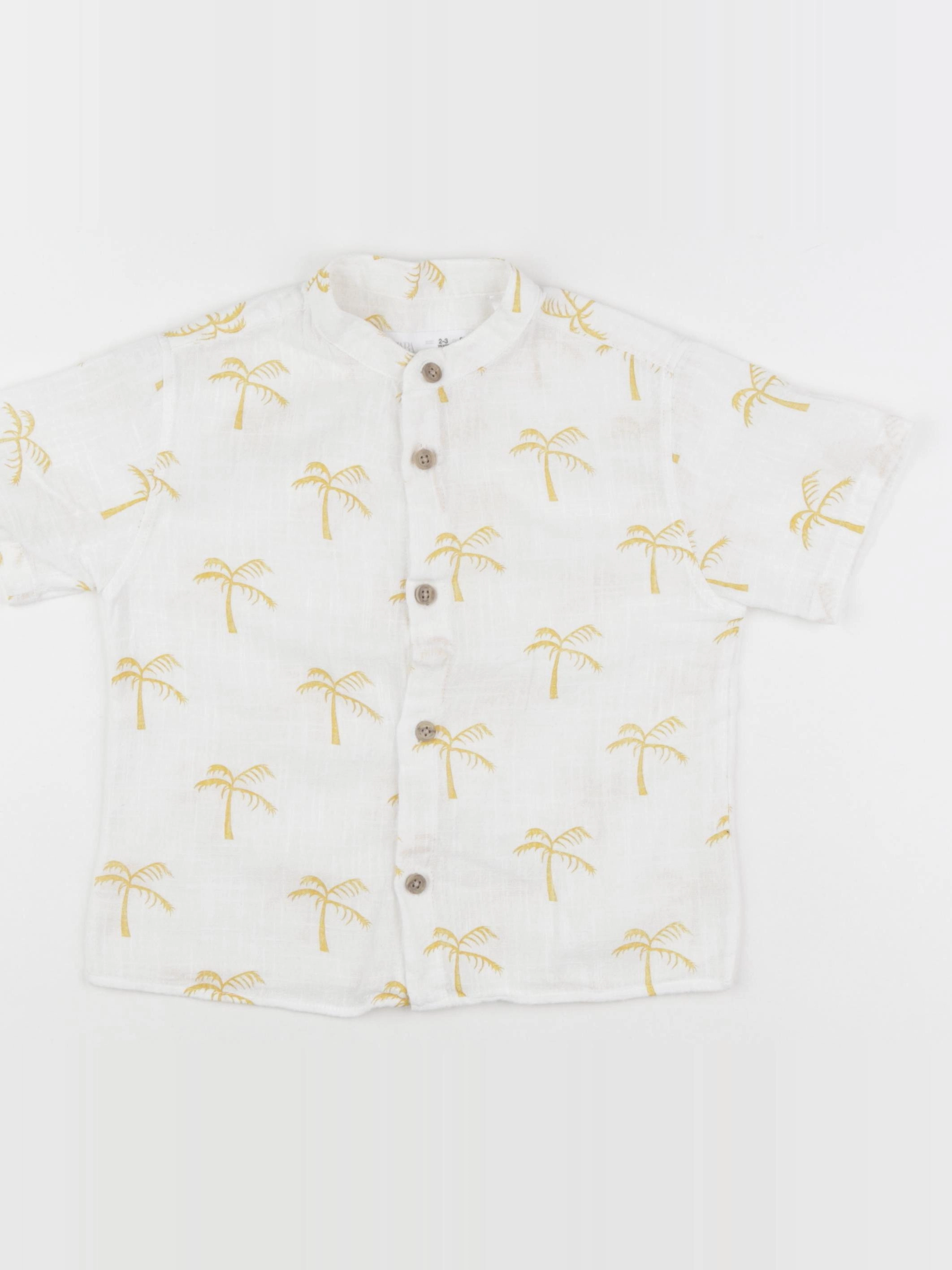 Zara - chemise jaune - 2/3 ans