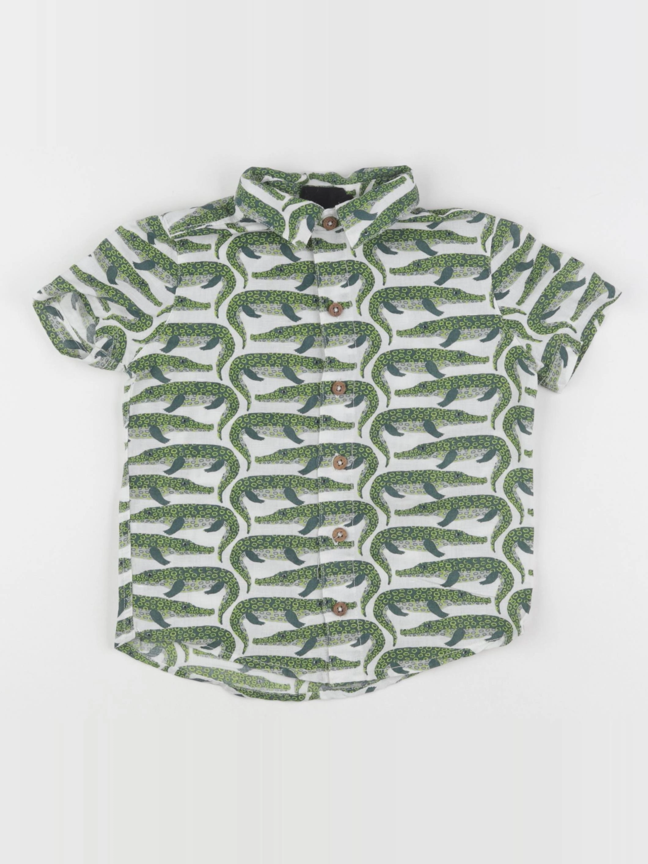 Monoprix - chemise vert - 3 ans