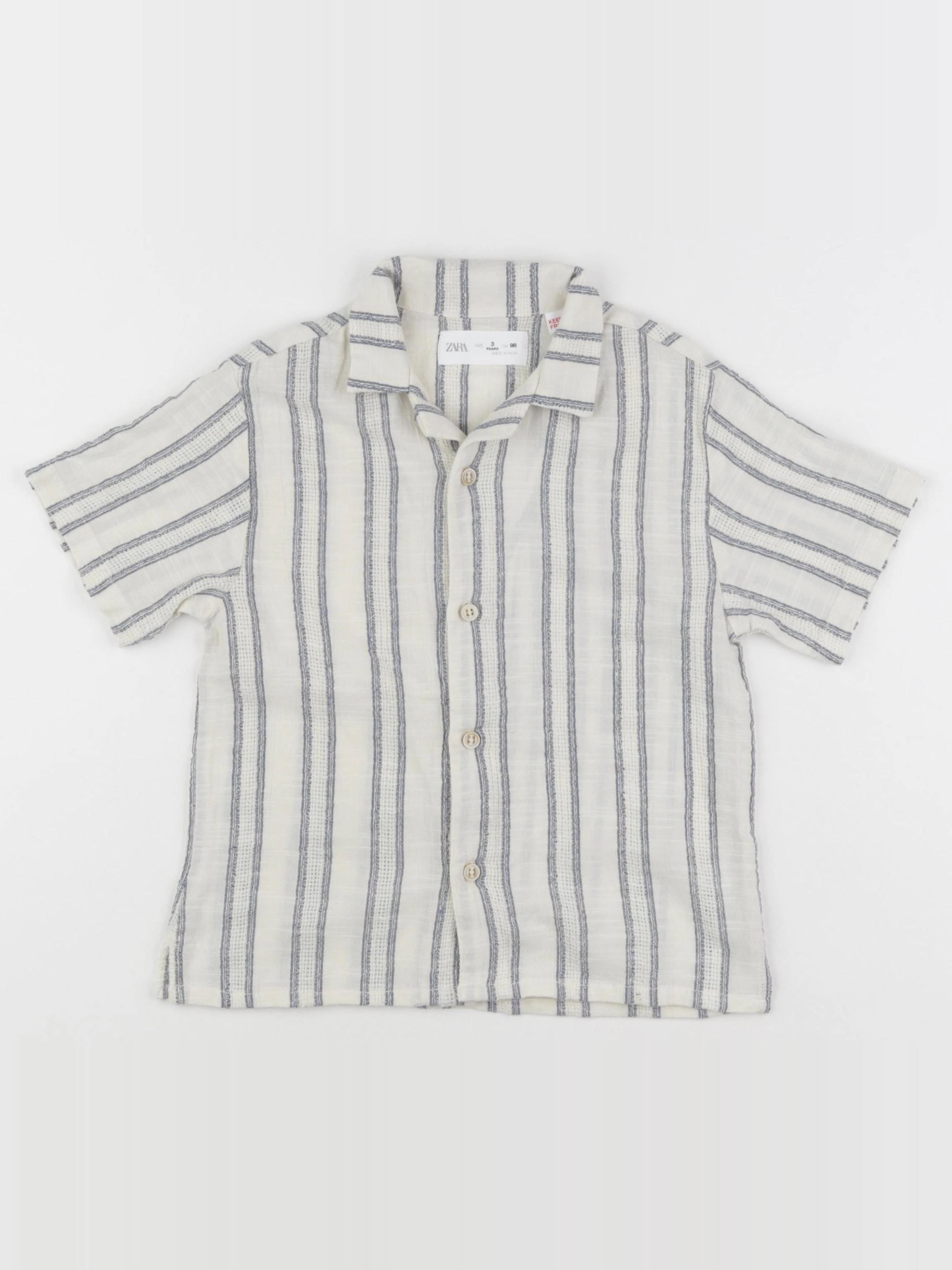 Zara - chemise bleu - 3 ans