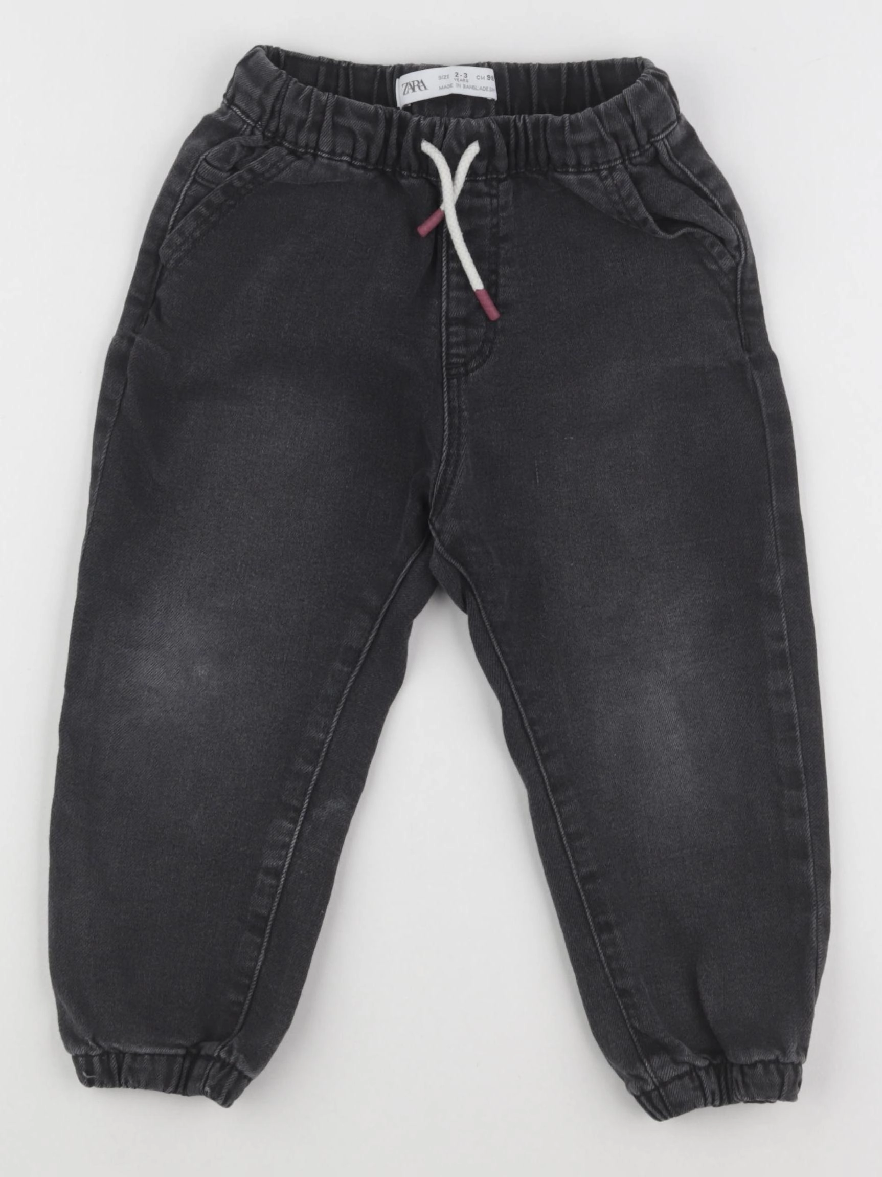 Zara - jegging noir - 2/3 ans