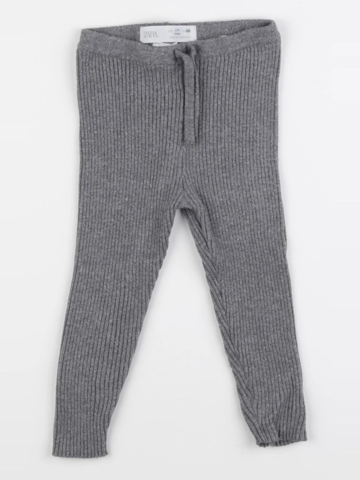 Zara - legging gris - 18 mois