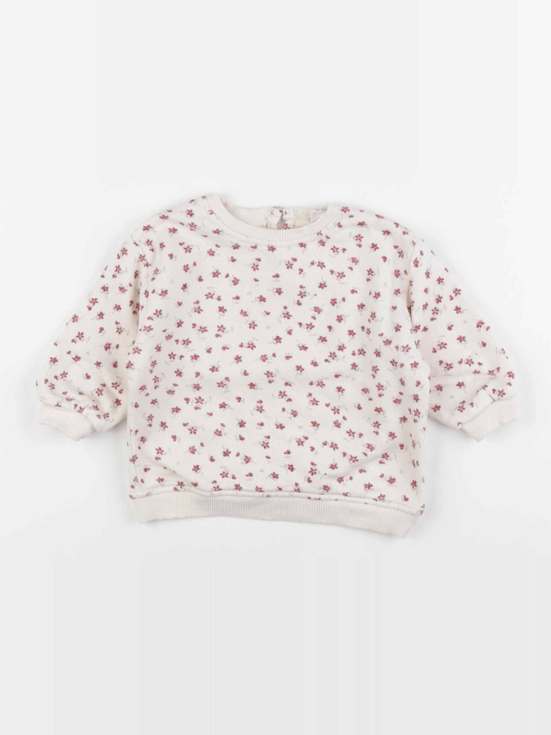 Zara - sweat beige - 3/6 mois