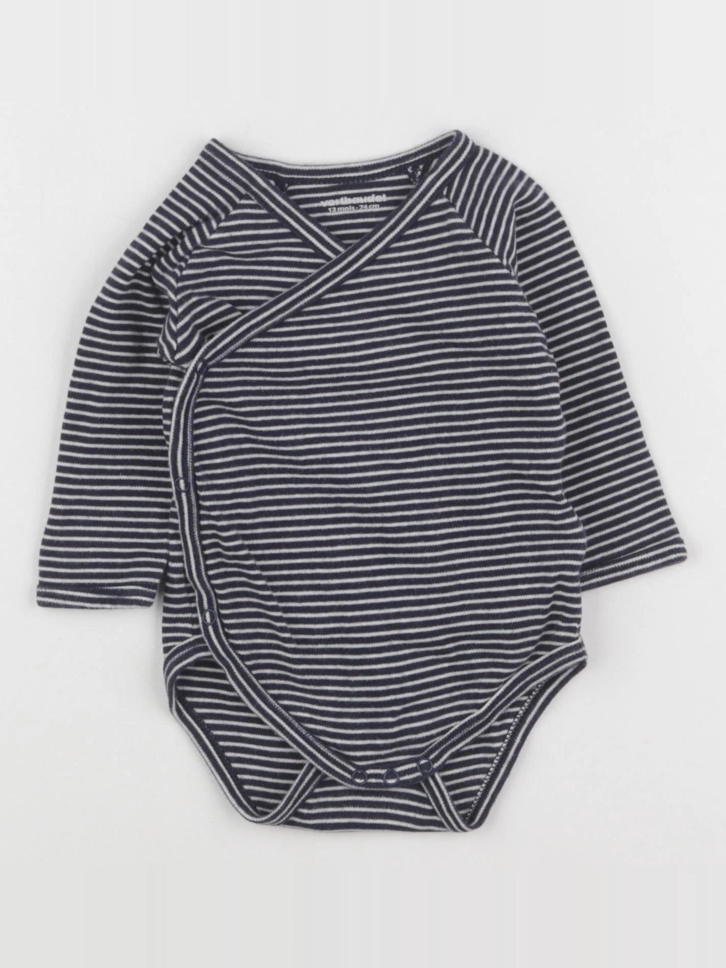 Vertbaudet - body bleu - 12 mois