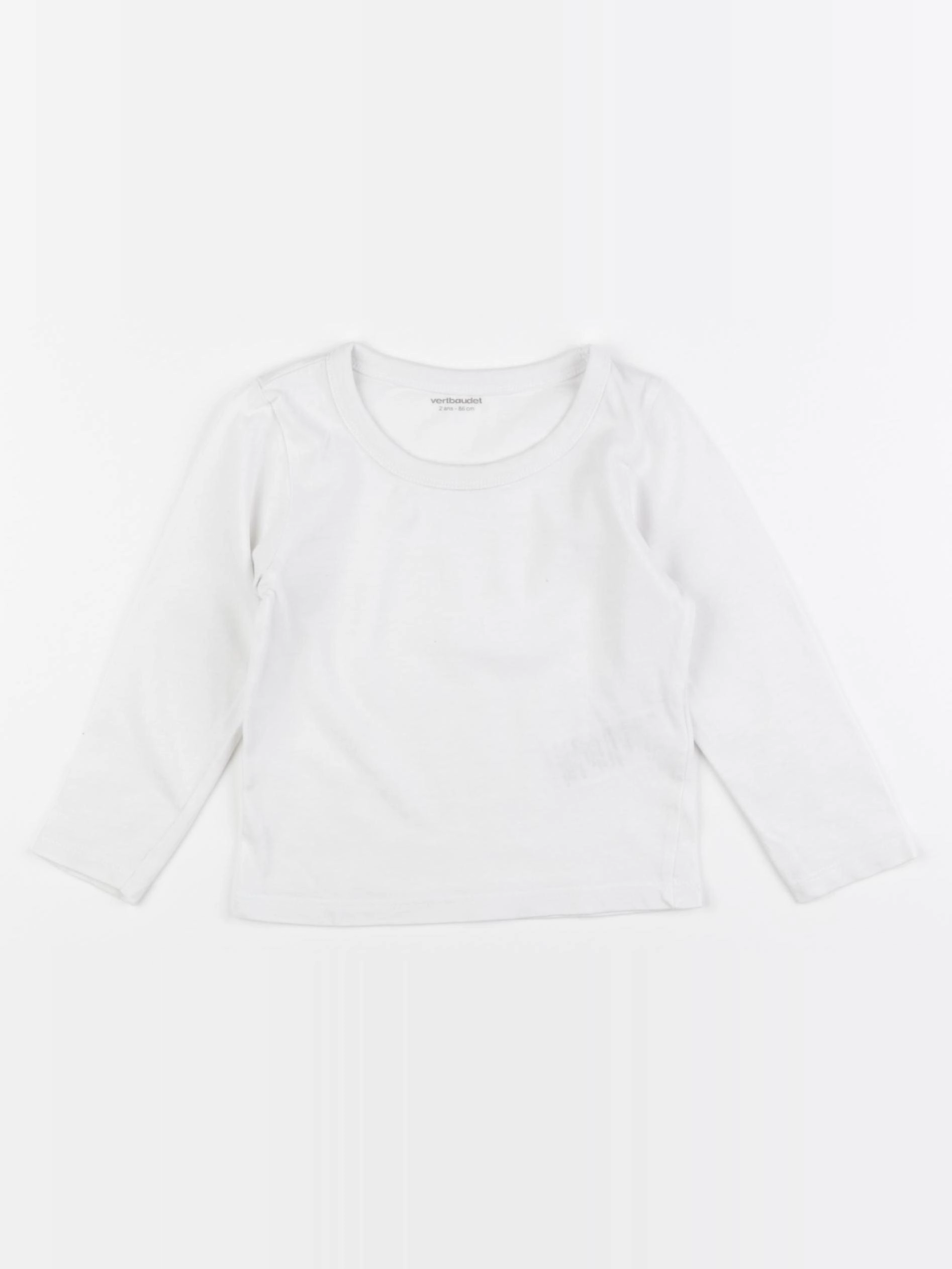 Vertbaudet - maillot de corps blanc - 2 ans