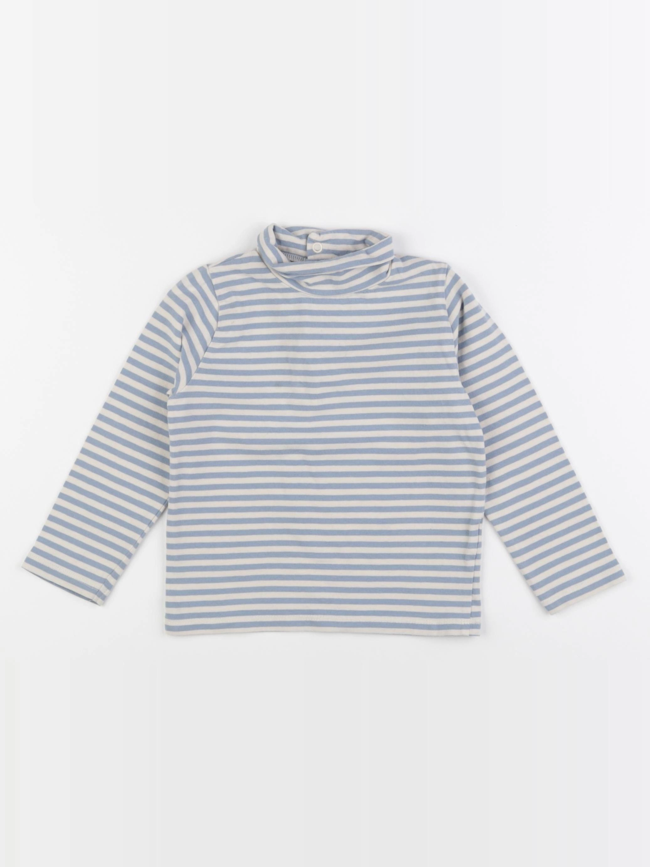Vertbaudet - sous-pull bleu - 24 mois