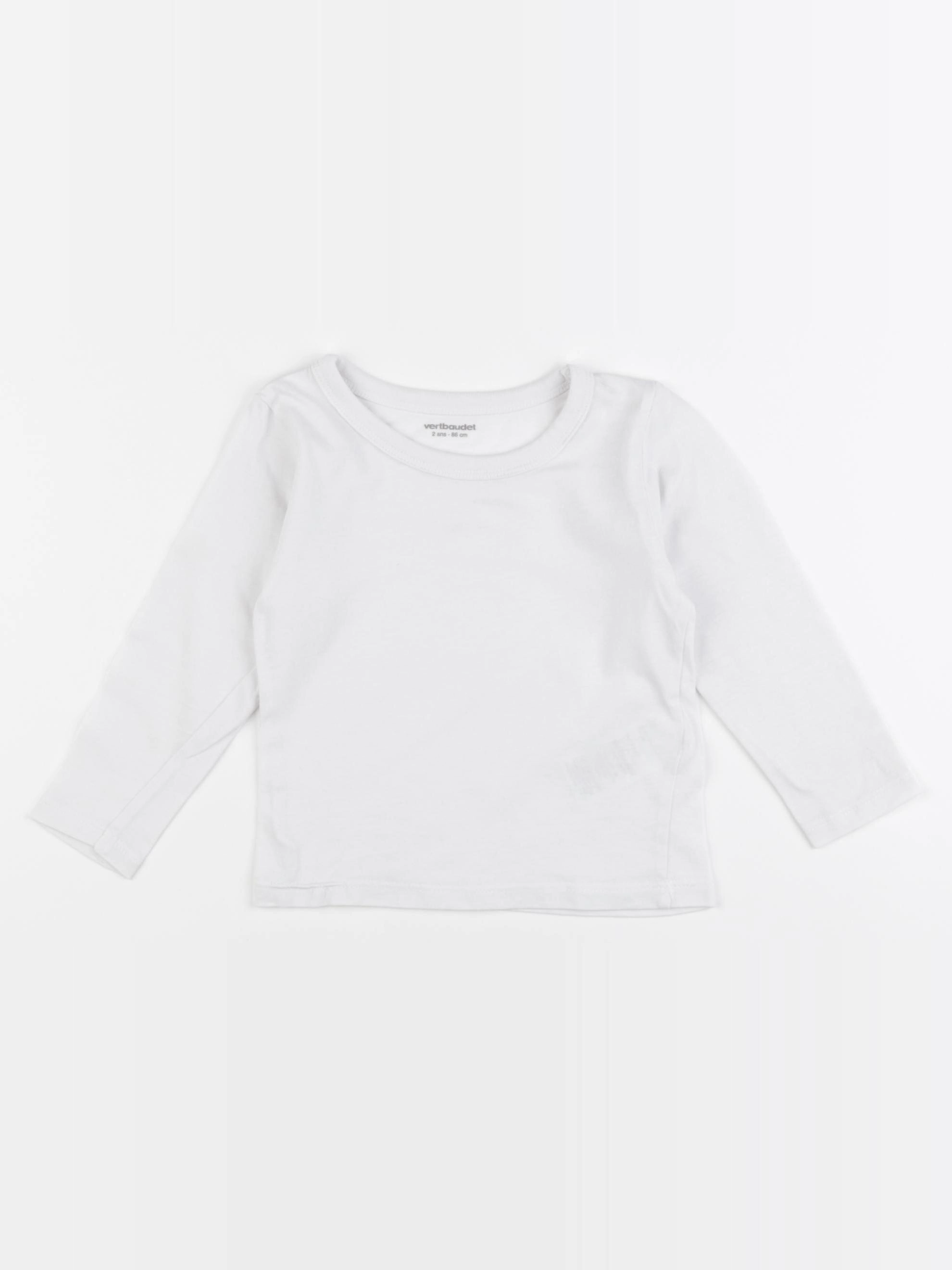 Vertbaudet - maillot de corps blanc - 2 ans