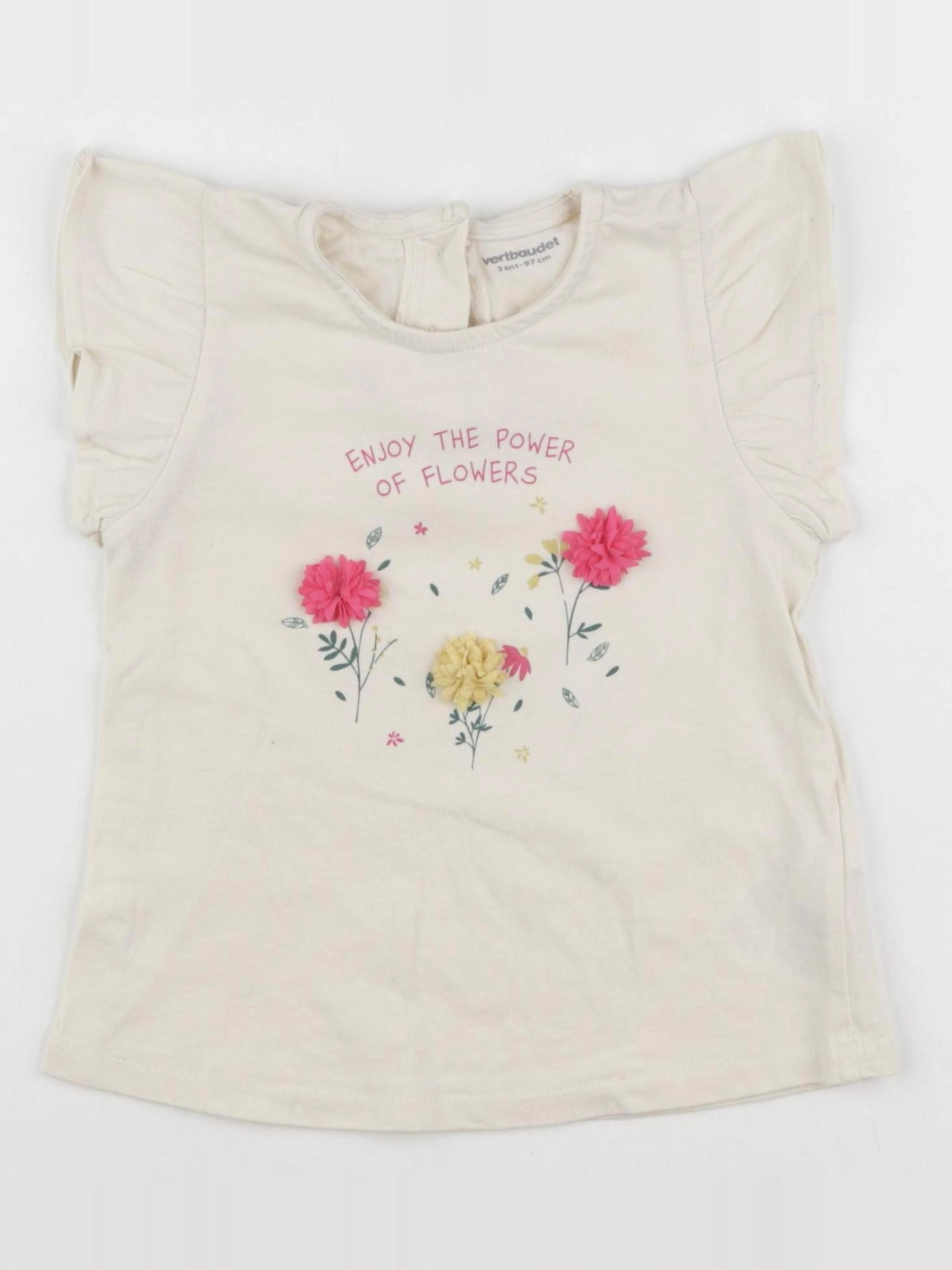 Vertbaudet - tee-shirt multicolore - 3 ans