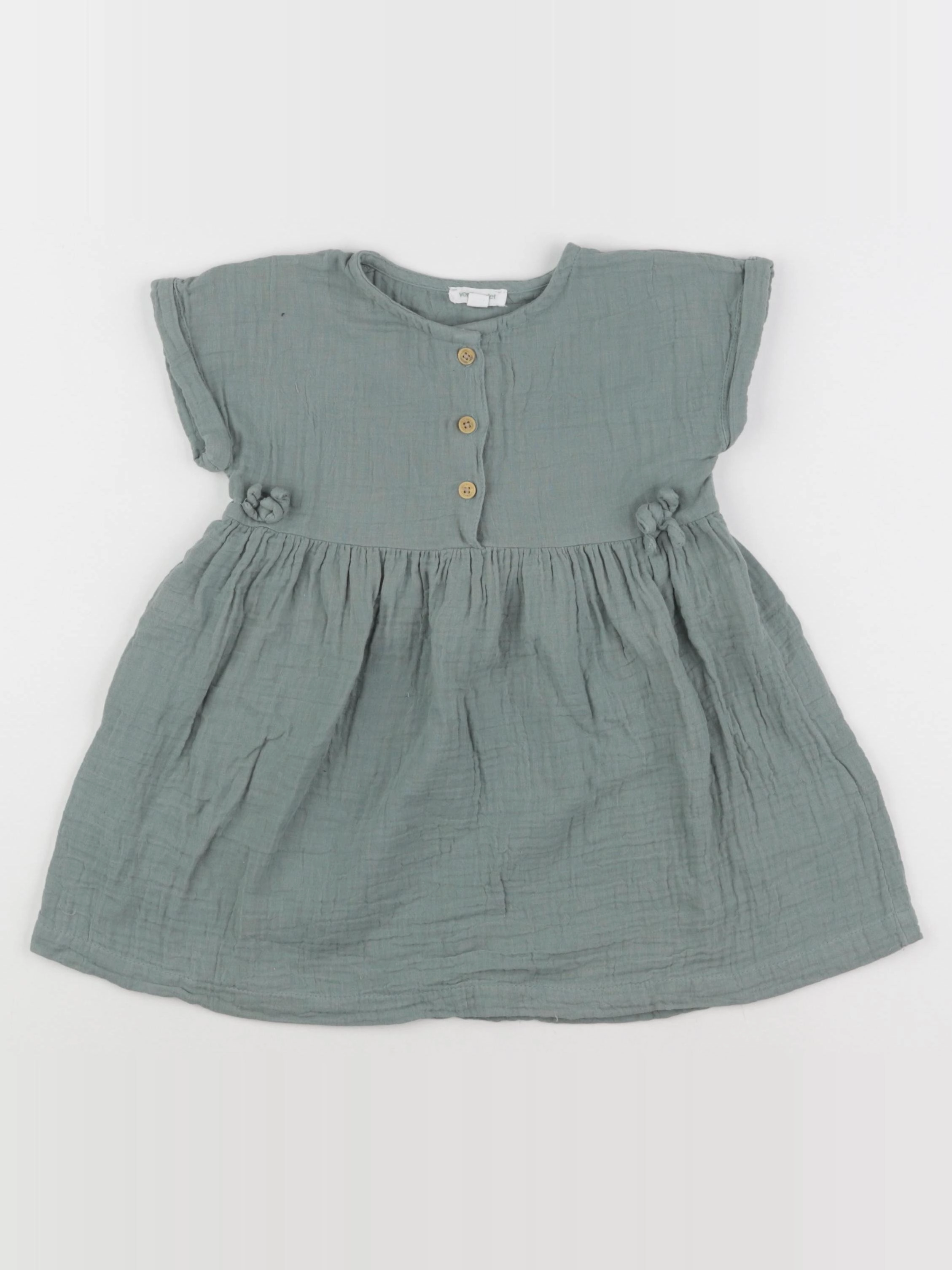Vertbaudet - robe vert - 3 ans