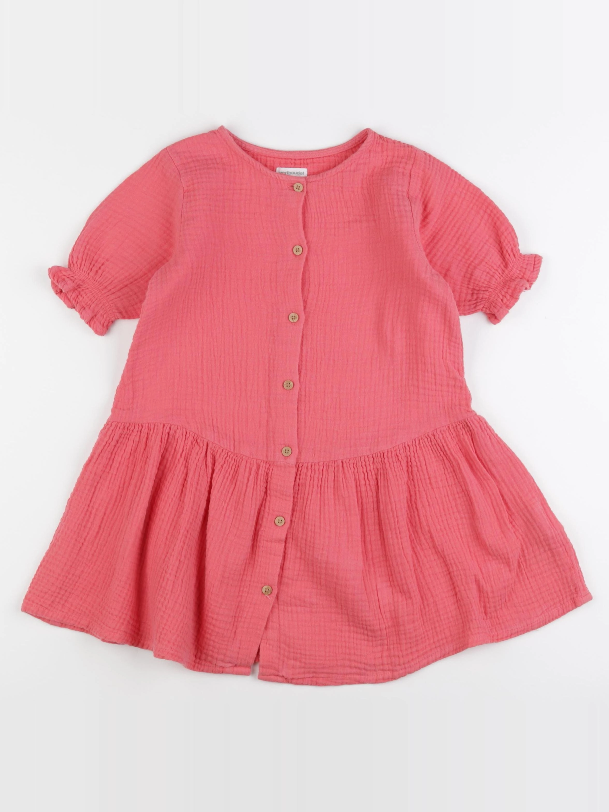 Vertbaudet - robe rose - 6 ans