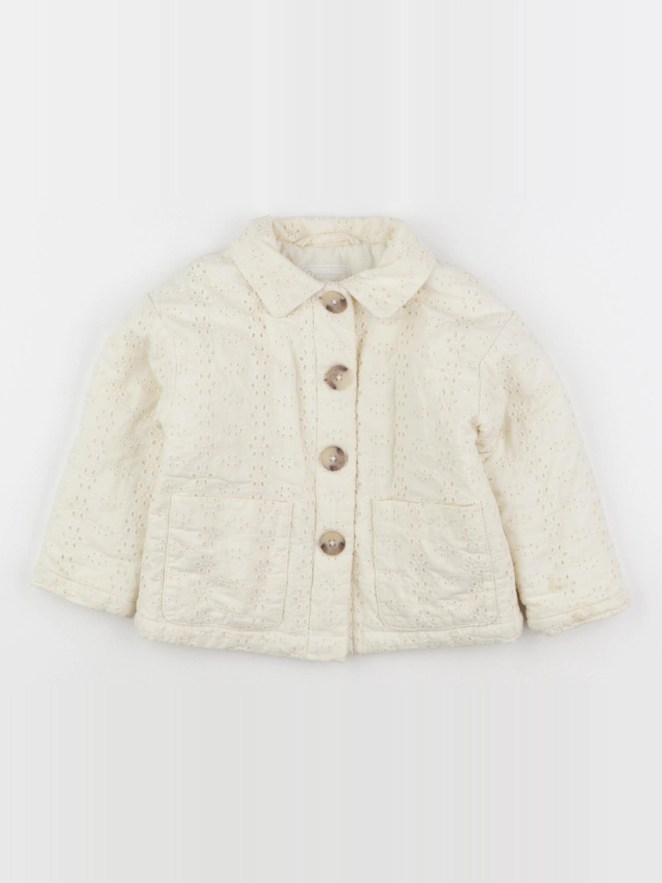 Vertbaudet - veste beige - 3 ans