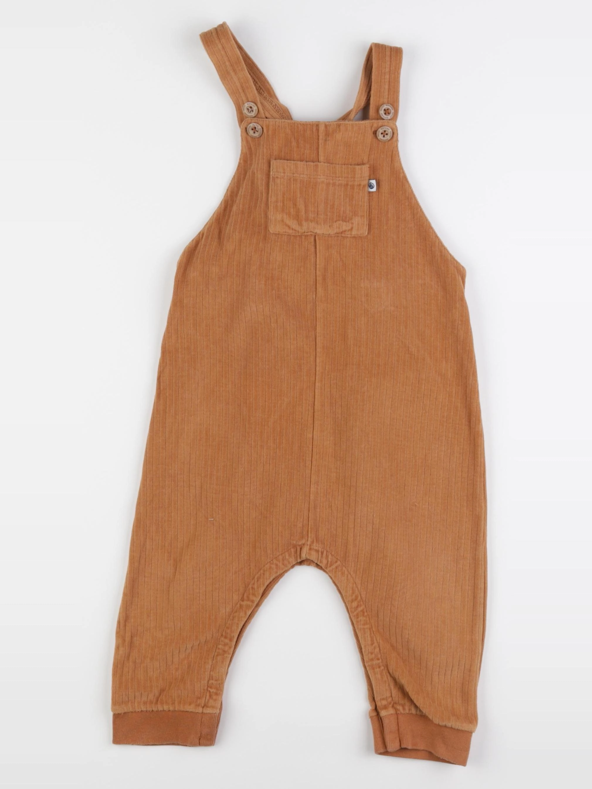 Petit Bateau - salopette marron - 24 mois