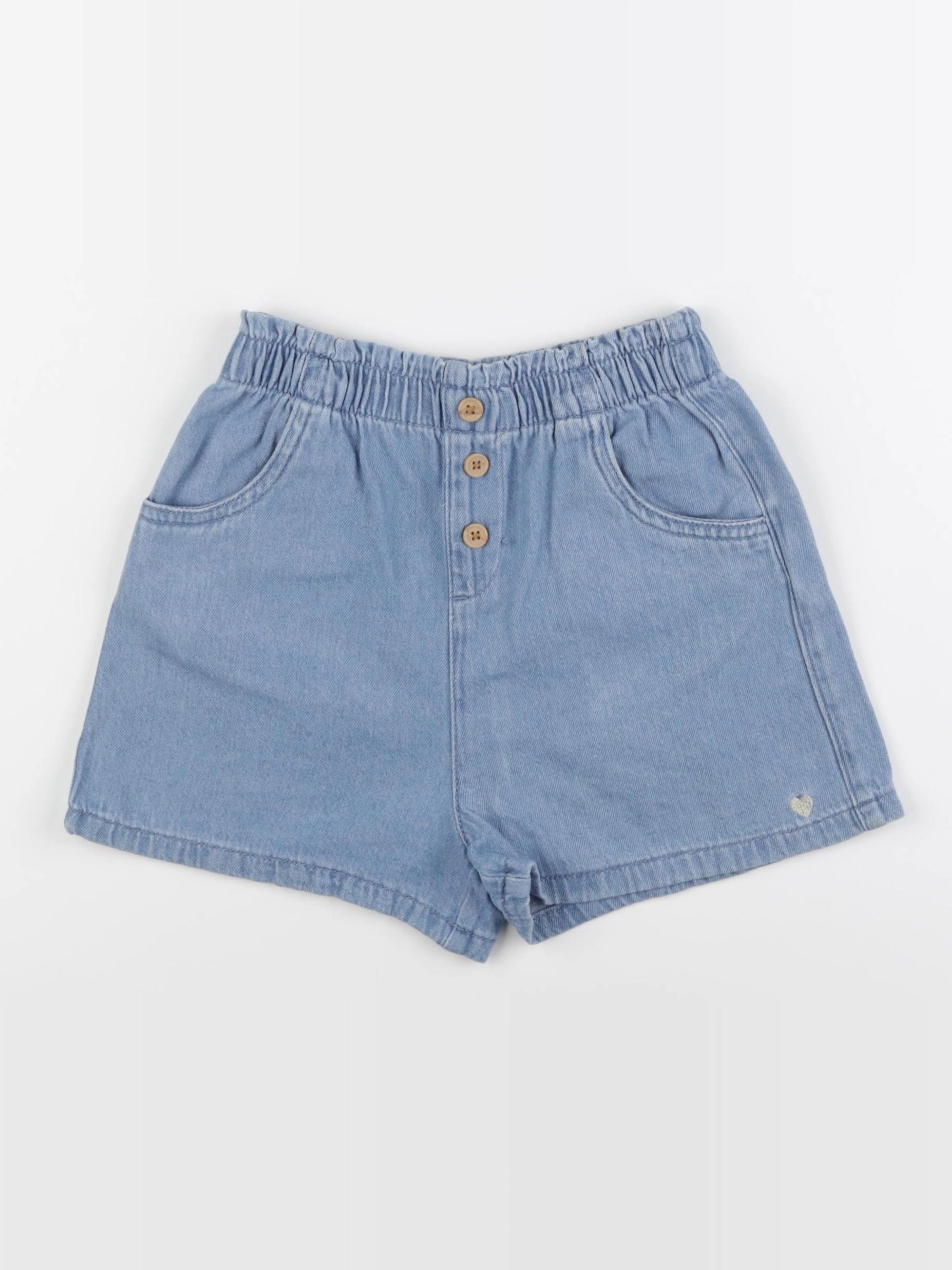 Vertbaudet - short bleu - 8 ans