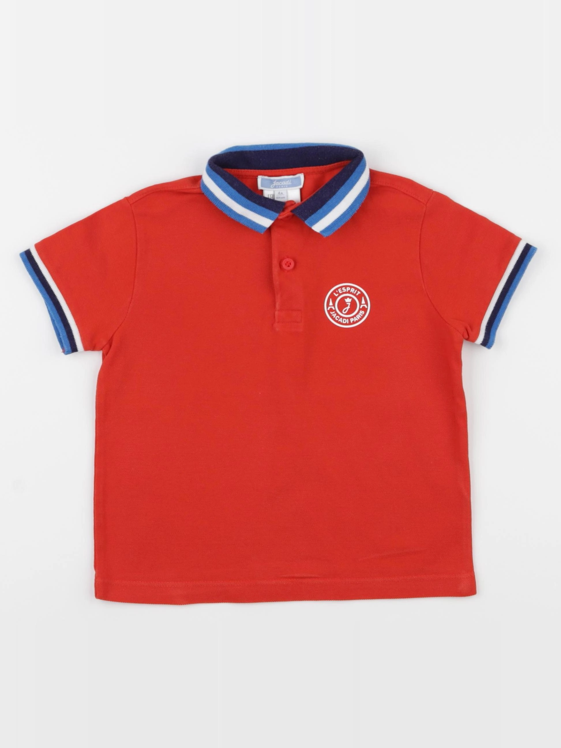 Jacadi - polo rouge - 4 ans